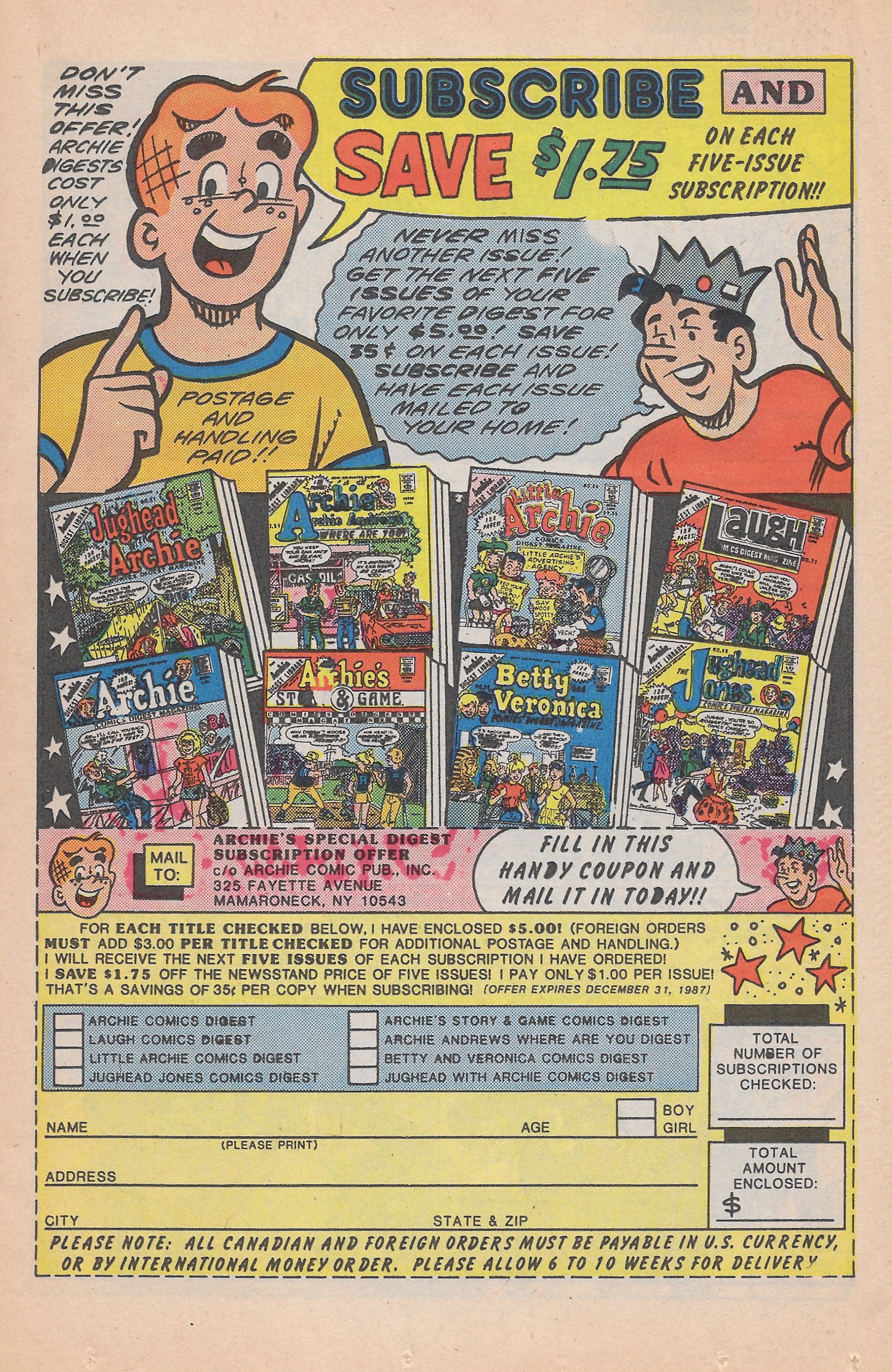 Read online Jughead (1987) comic -  Issue #1 - 25