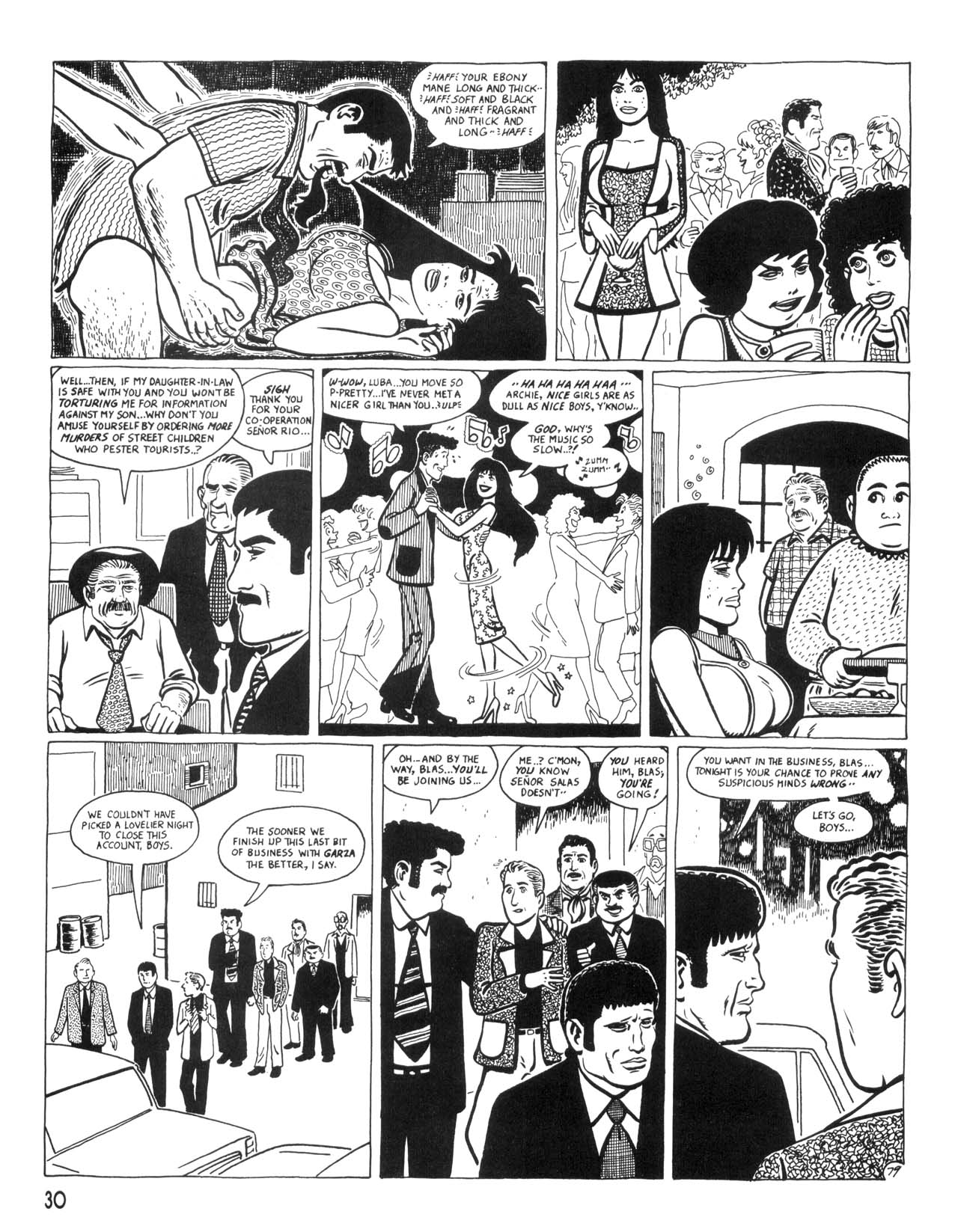 Read online Love and Rockets (1982) comic -  Issue #35 - 32