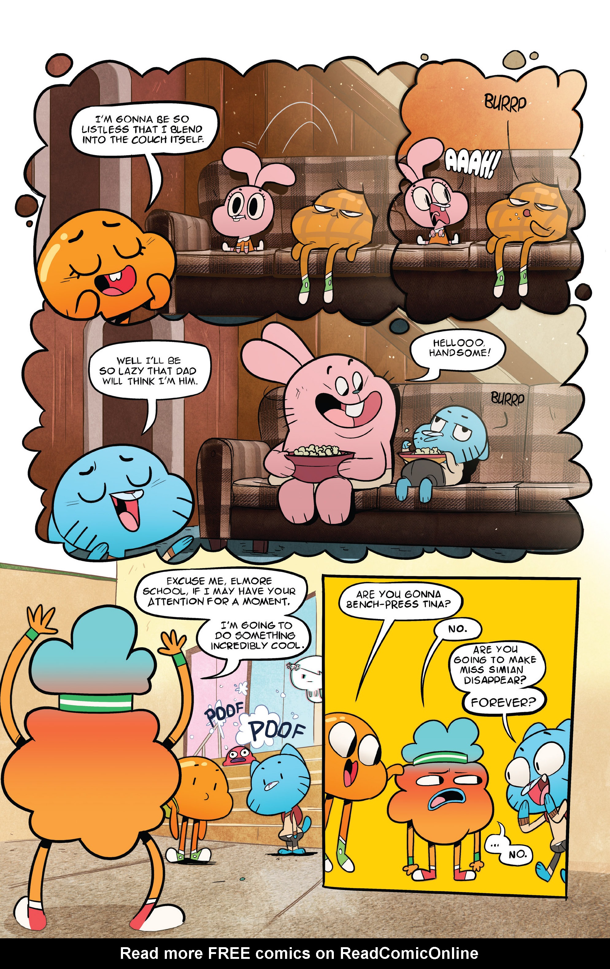 Read online The Amazing World of Gumball comic -  Issue #1 - 4