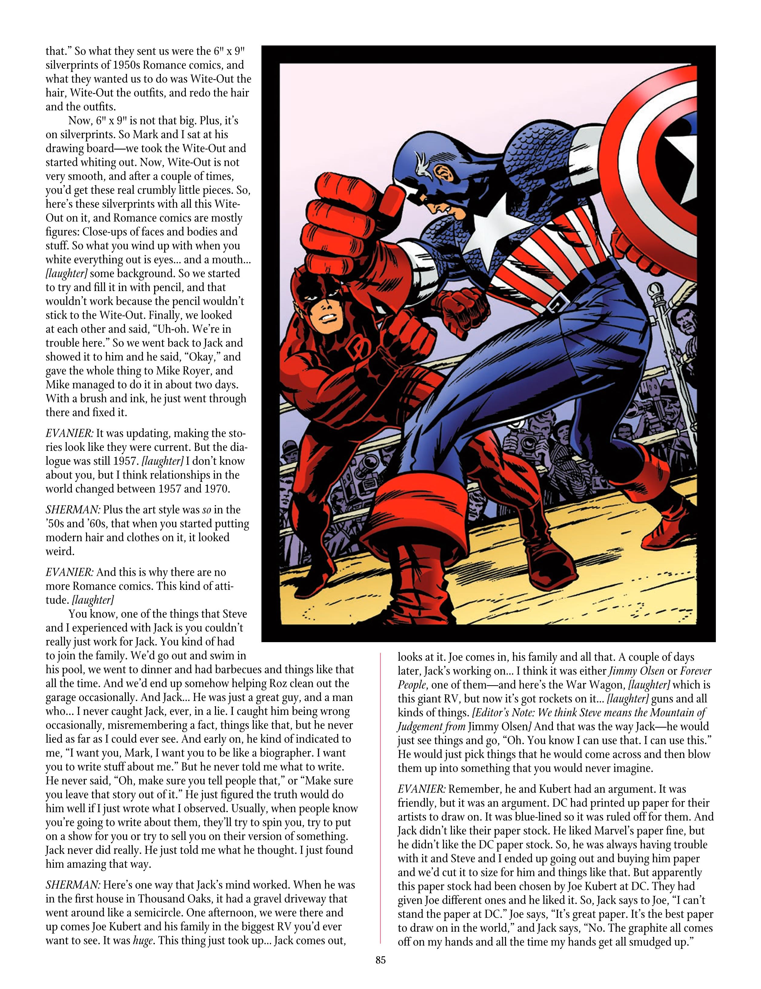 Read online The Jack Kirby Collector comic -  Issue #72 - 87