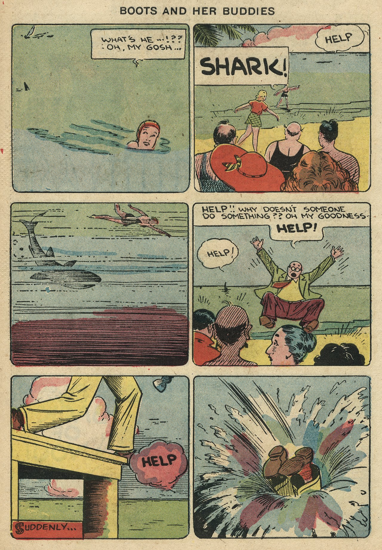 Read online Boots and Her Buddies (1948) comic -  Issue #6 - 10