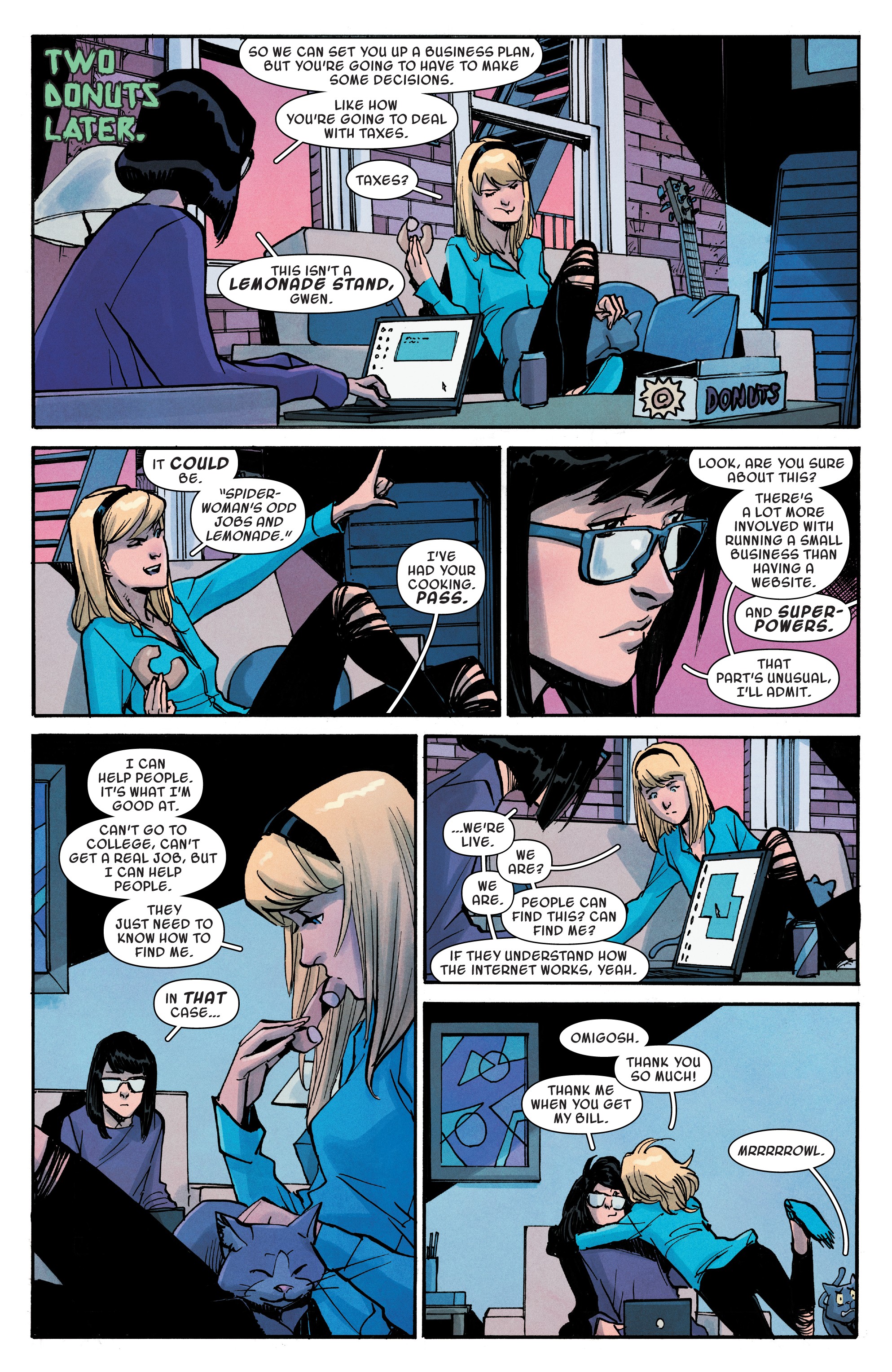 Read online Spider-Gwen: Ghost-Spider comic -  Issue #6 - 11