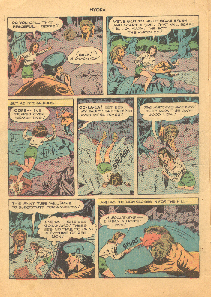 Read online Nyoka the Jungle Girl (1945) comic -  Issue #19 - 6