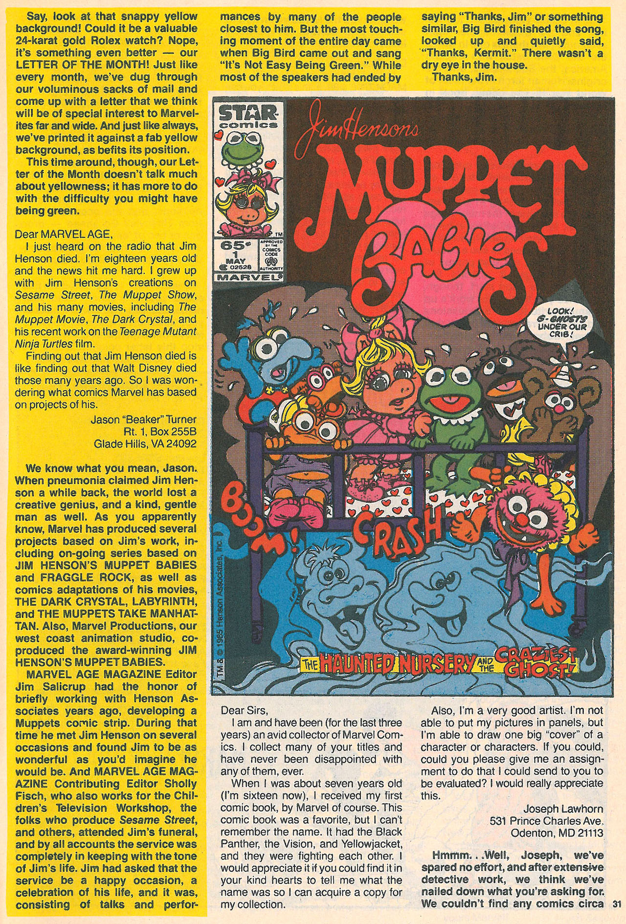 Read online Marvel Age comic -  Issue #96 - 32