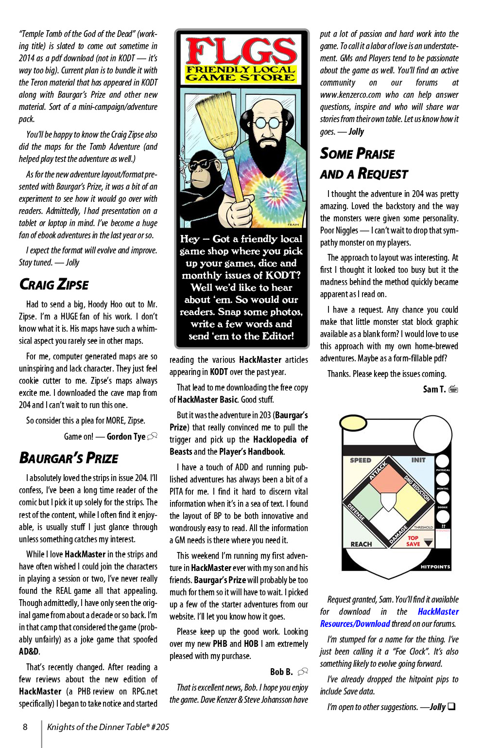 Read online Knights of the Dinner Table comic -  Issue #205 - 10