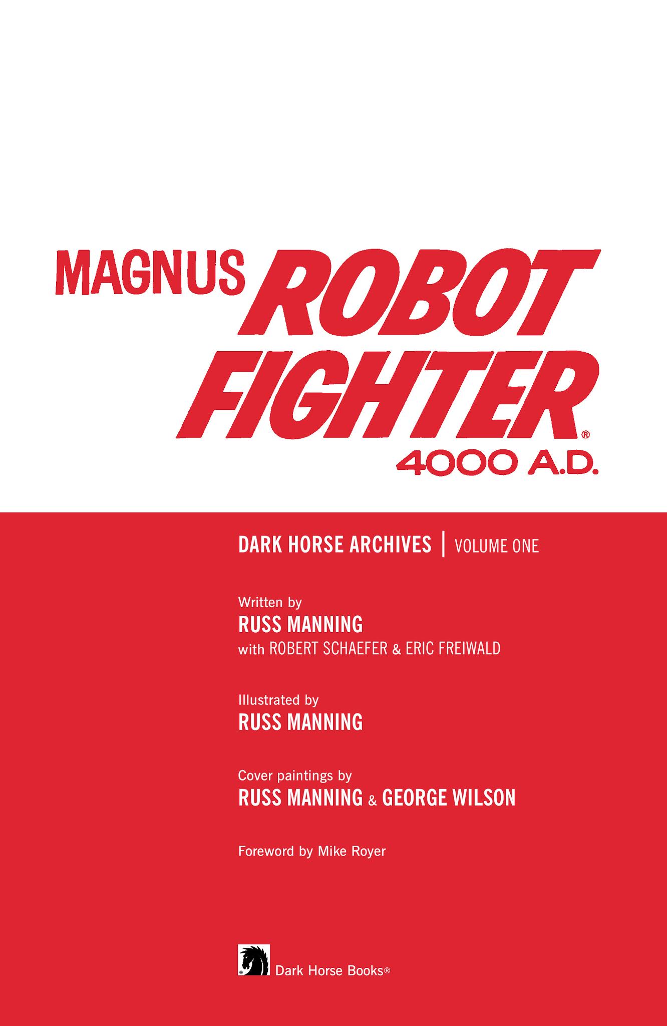 Read online Magnus, Robot Fighter Archives comic -  Issue # TPB 1 (Part 1) - 5