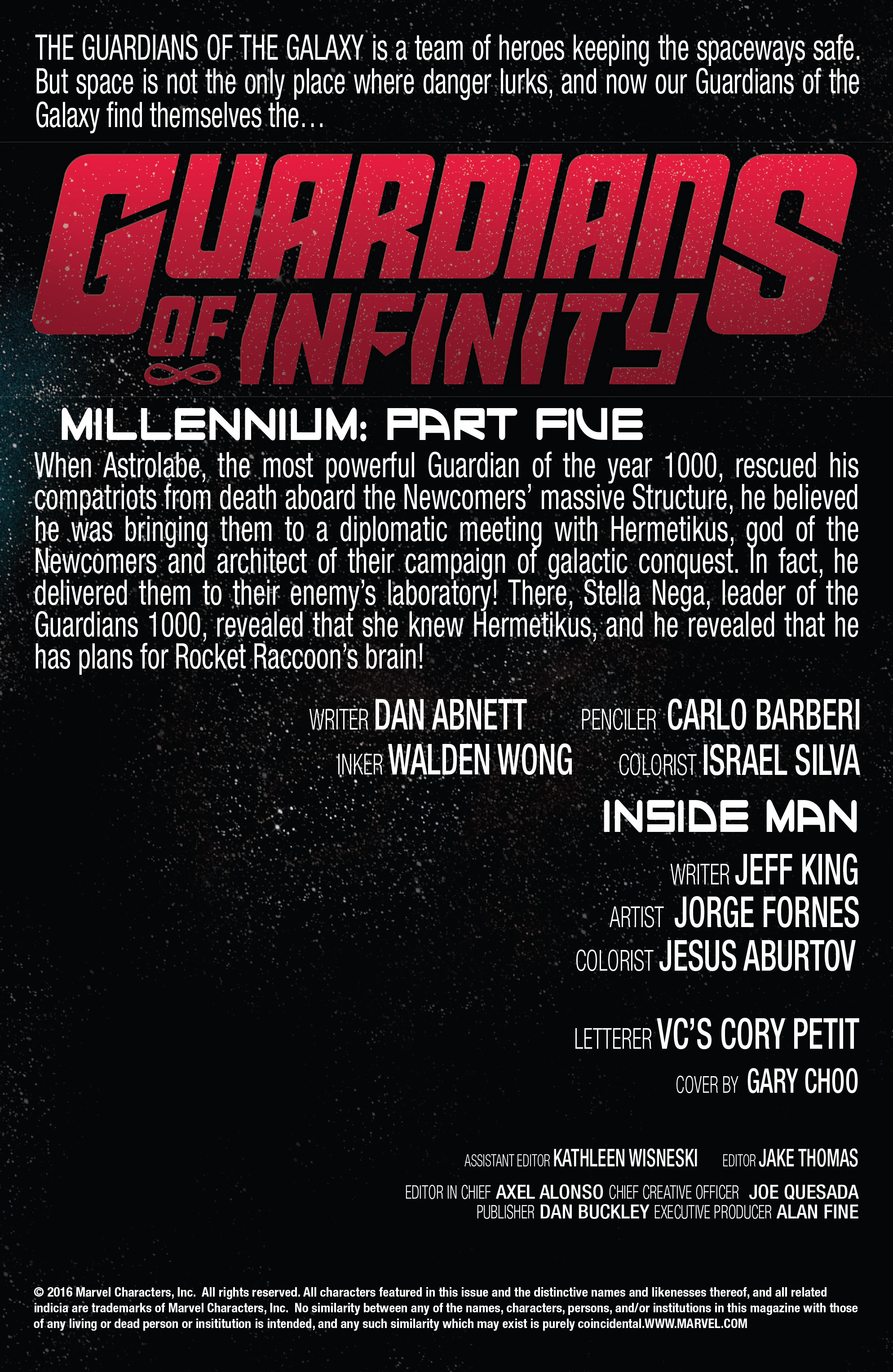Read online Guardians of Infinity comic -  Issue #5 - 2