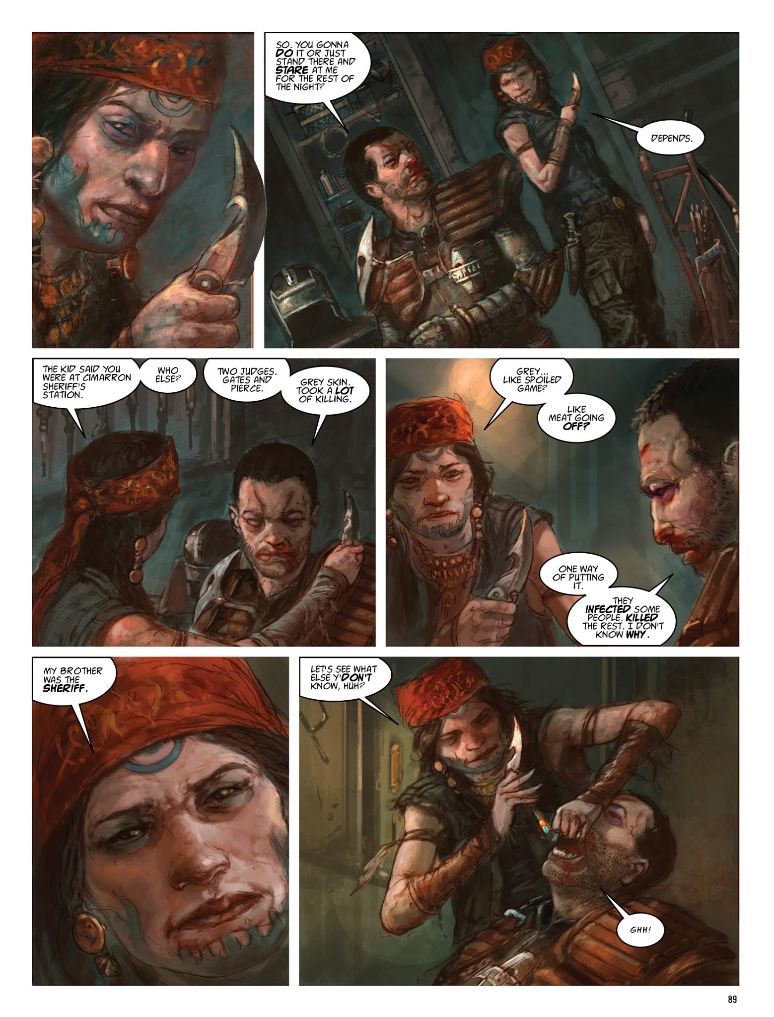 Read online The Dark Judges: The Fall of Deadworld comic -  Issue # TPB - 90