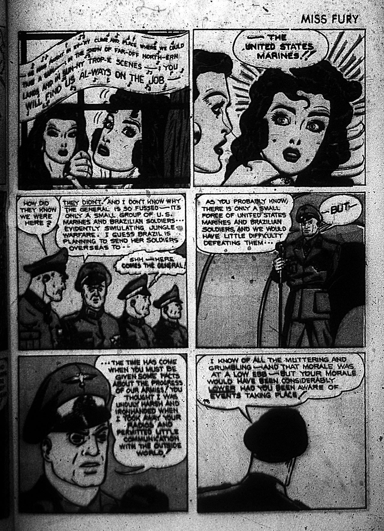 Read online Miss Fury (1942) comic -  Issue #4 - 37
