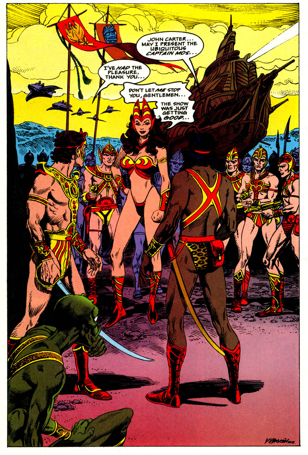 Read online Tarzan/John Carter: Warlords of Mars comic -  Issue #3 - 24