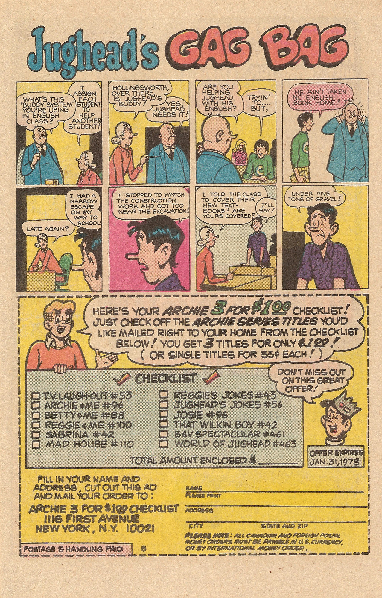 Read online Jughead (1965) comic -  Issue #269 - 27