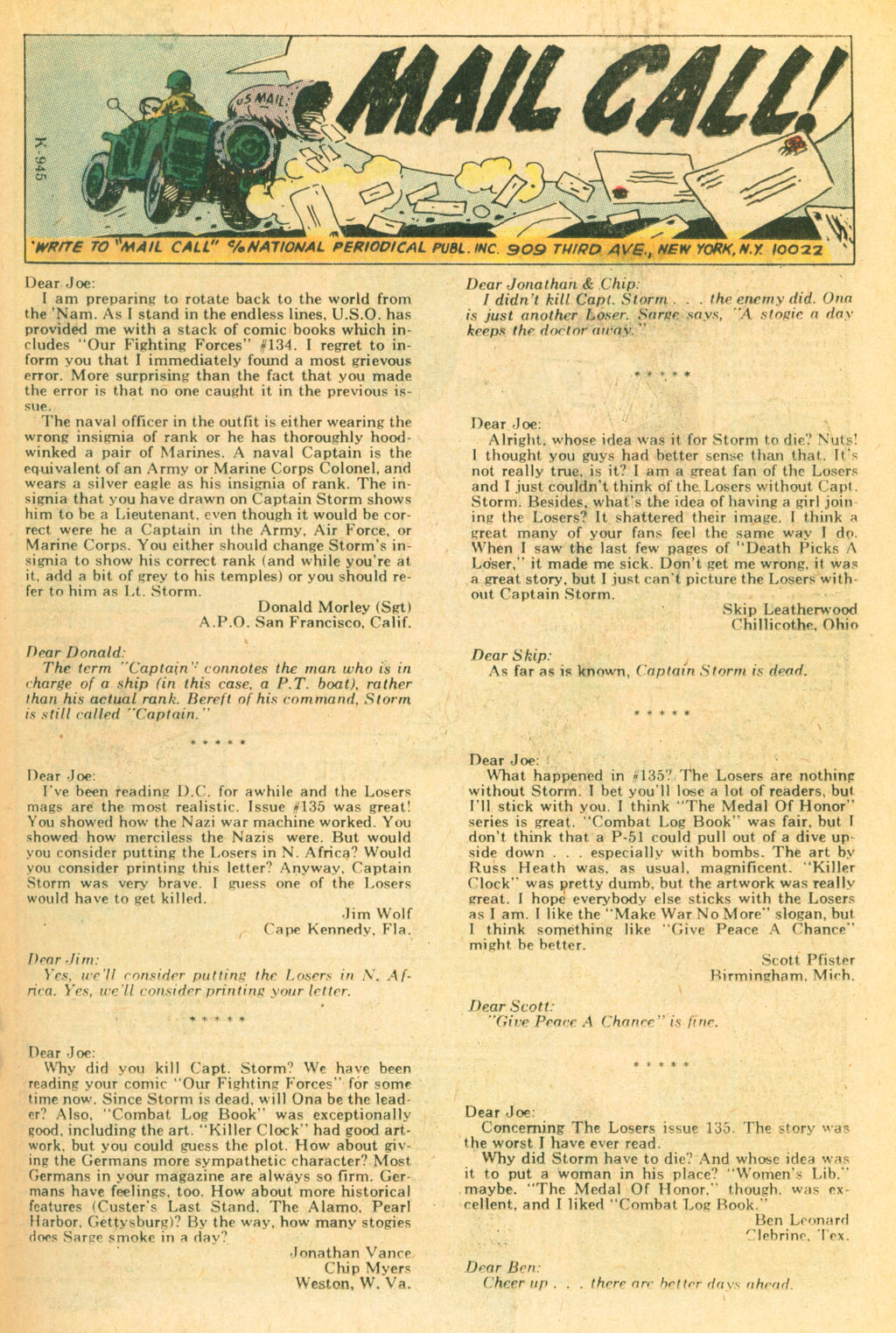 Read online Our Fighting Forces comic -  Issue #138 - 19