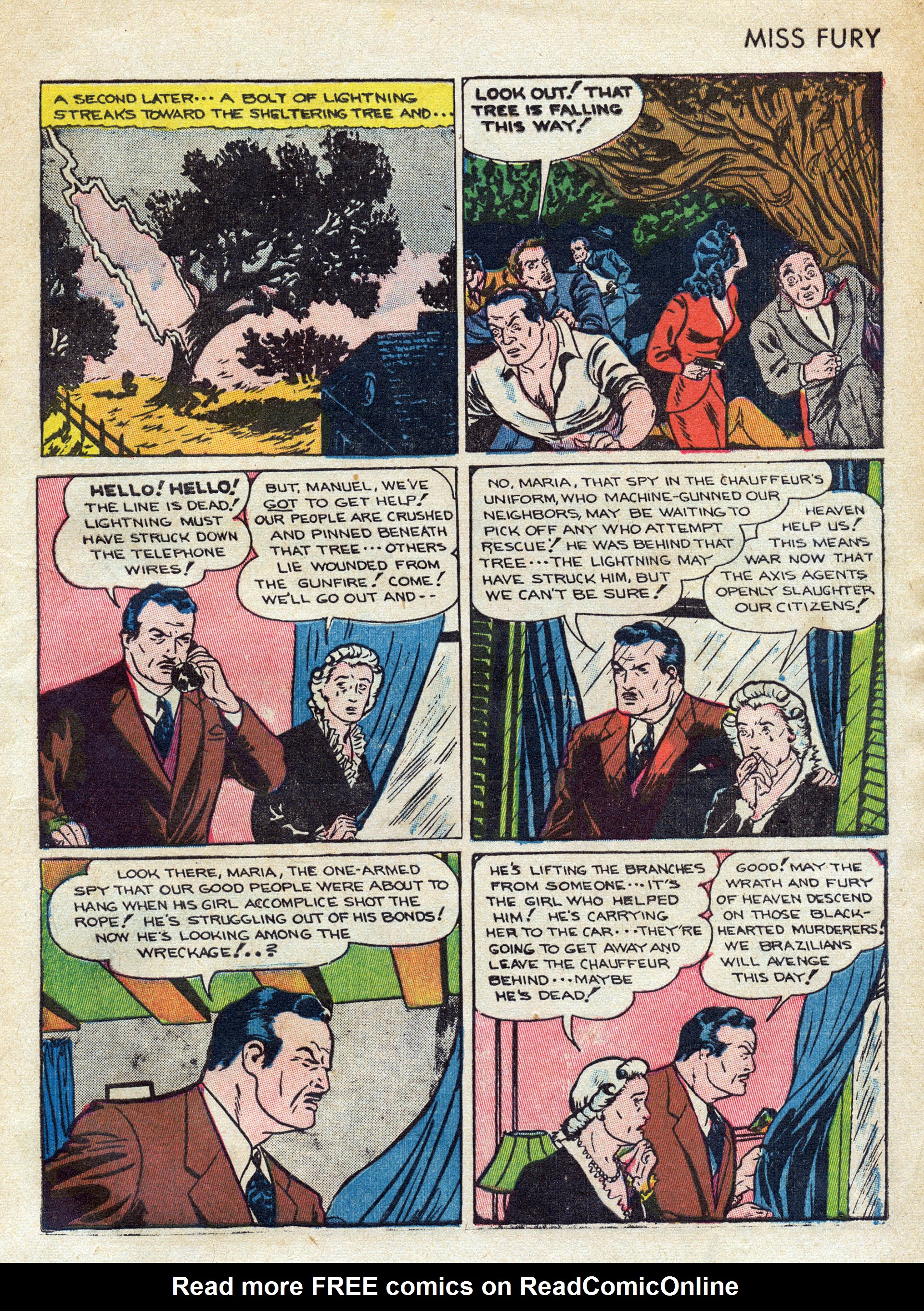Read online Miss Fury Comics comic -  Issue #3 - 5