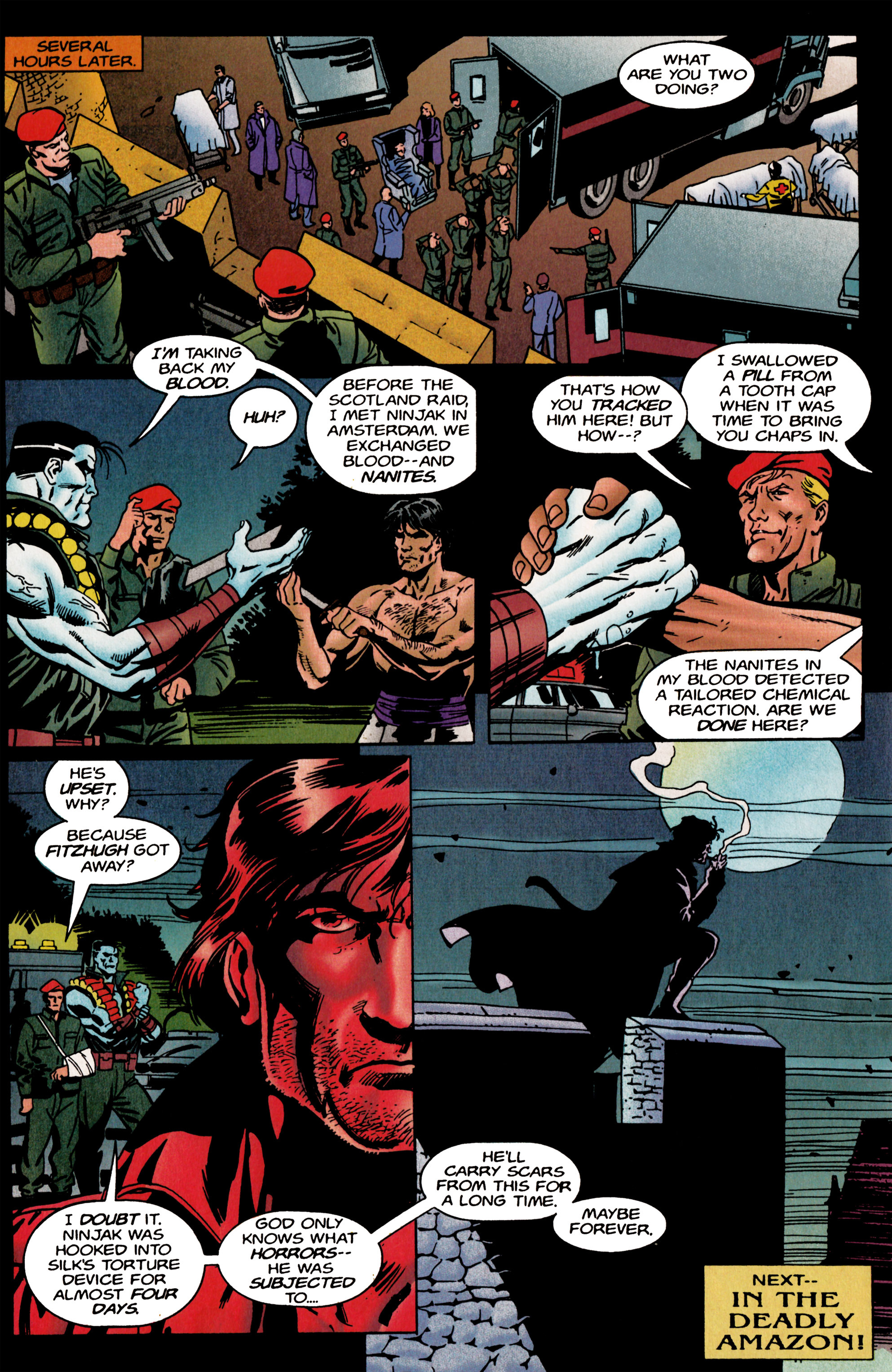 Read online Ninjak (1994) comic -  Issue #21 - 23