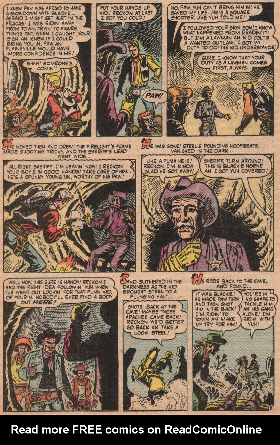 Read online Kid Colt Outlaw comic -  Issue #34 - 17