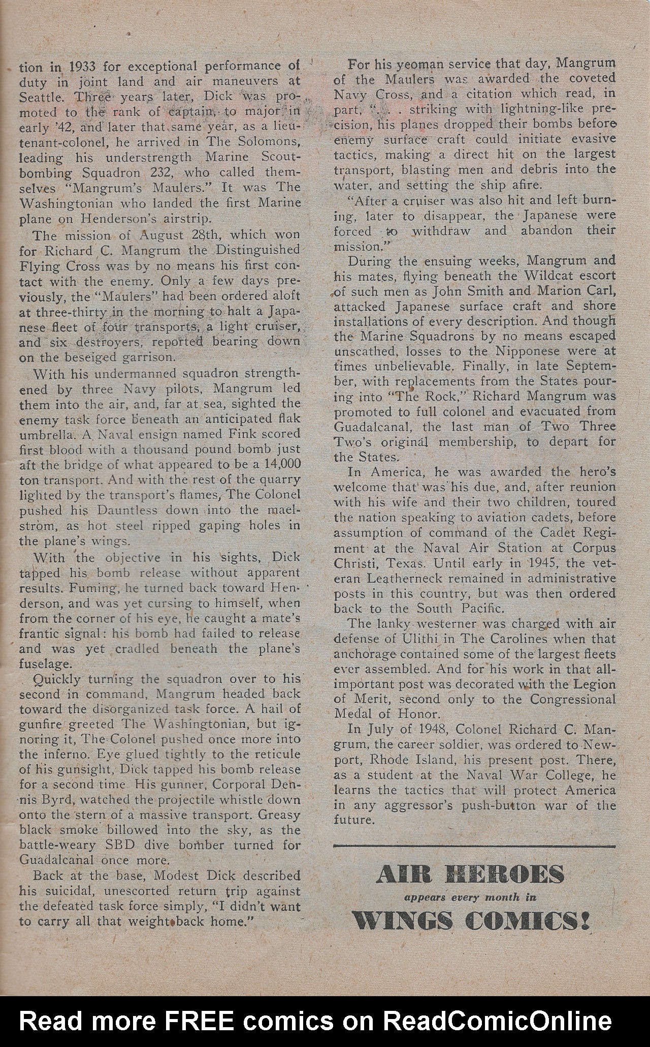 Read online Wings Comics comic -  Issue #109 - 27