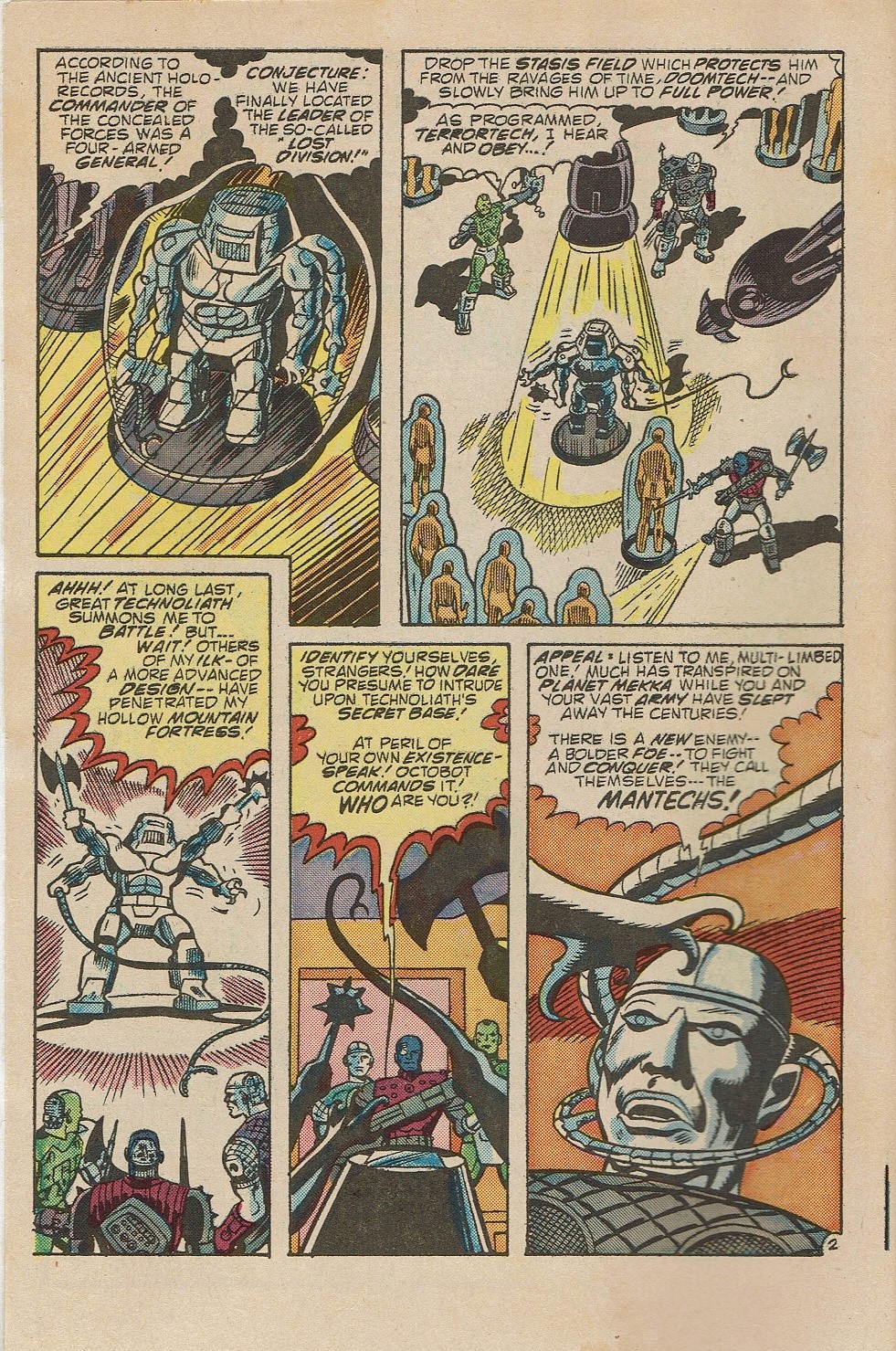 Read online ManTech Robot Warriors comic -  Issue #3 - 4