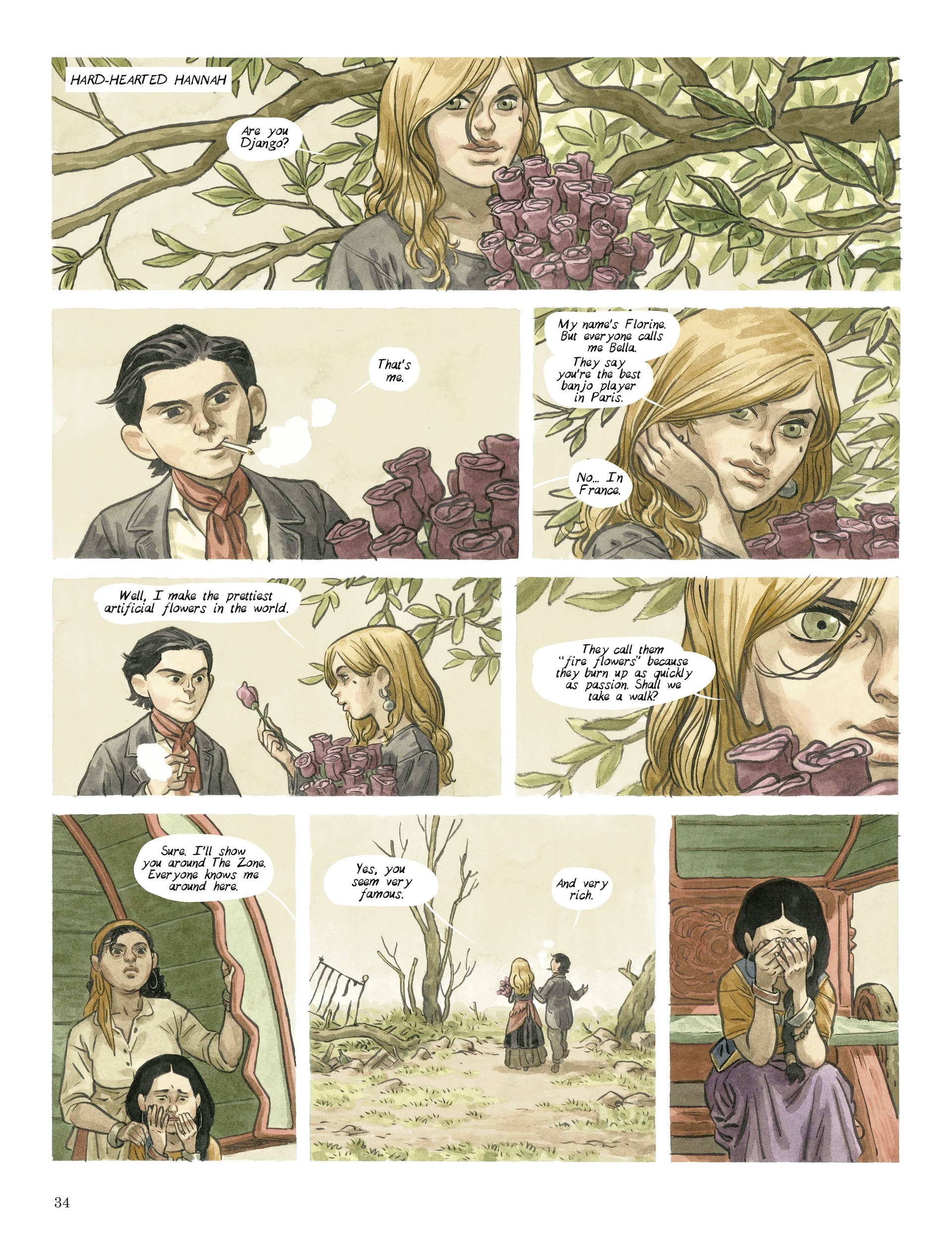 Read online Django: Hand On Fire comic -  Issue # TPB - 34