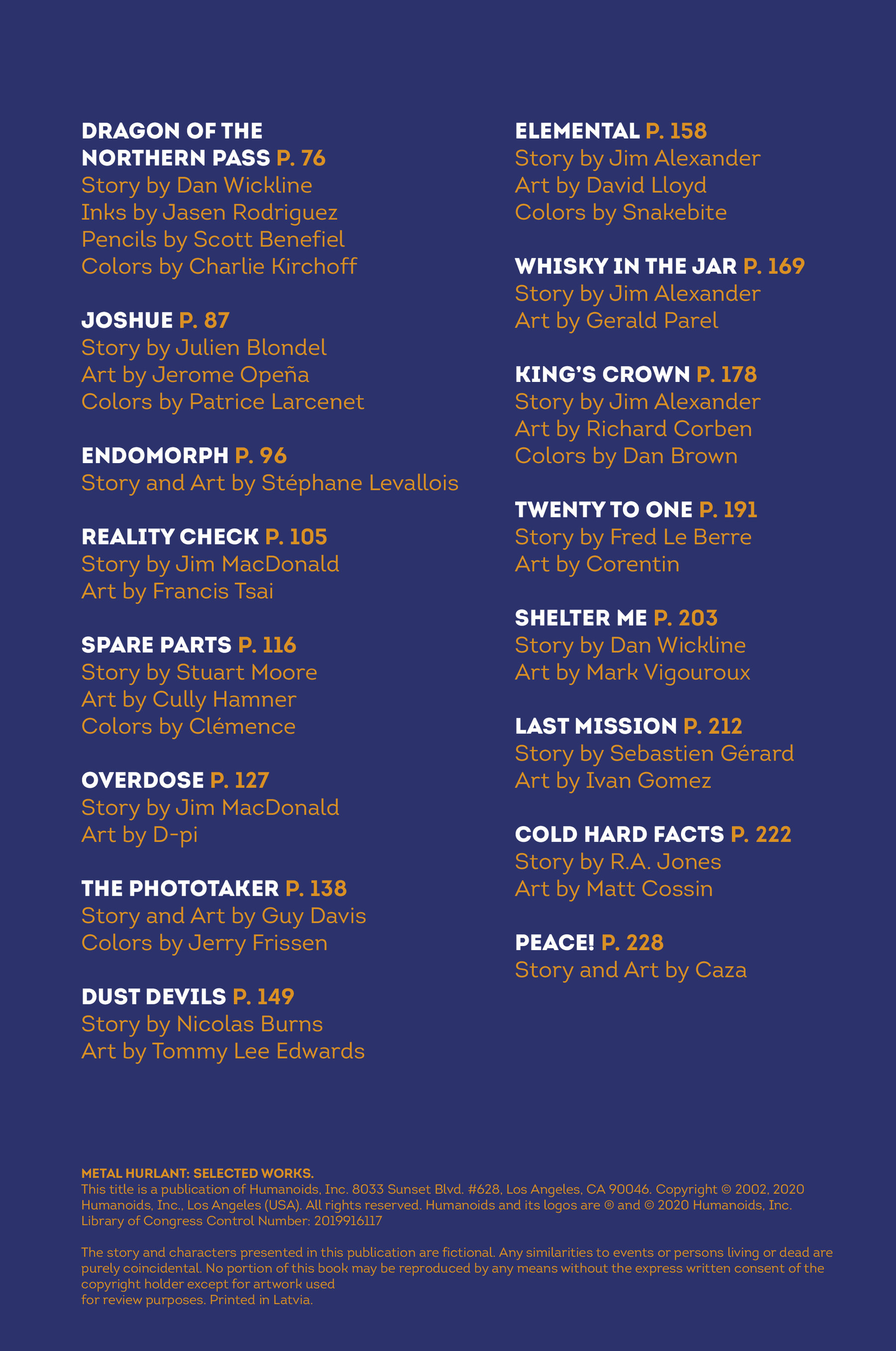 Read online Metal Hurlant comic -  Issue # _TPB (Part 1) - 4