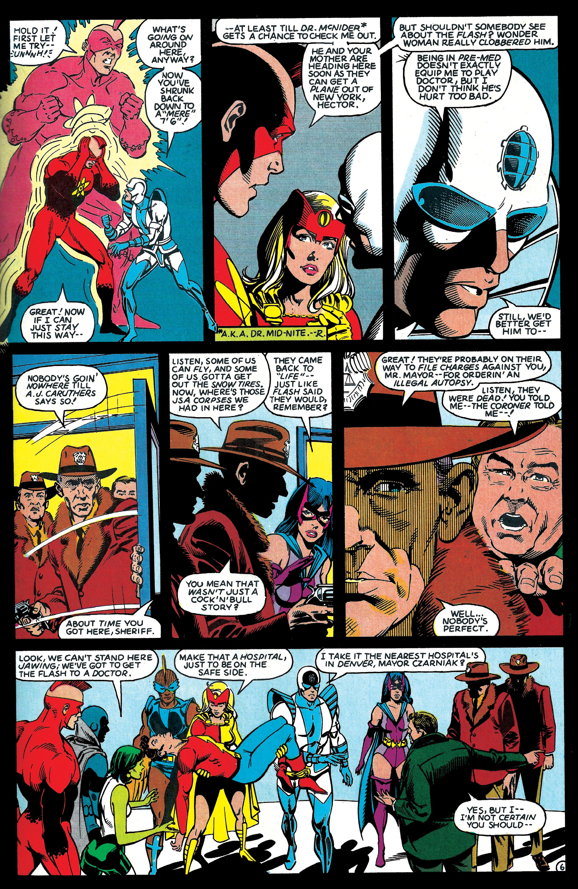 Read online Infinity Inc. (1984) comic -  Issue #6 - 7