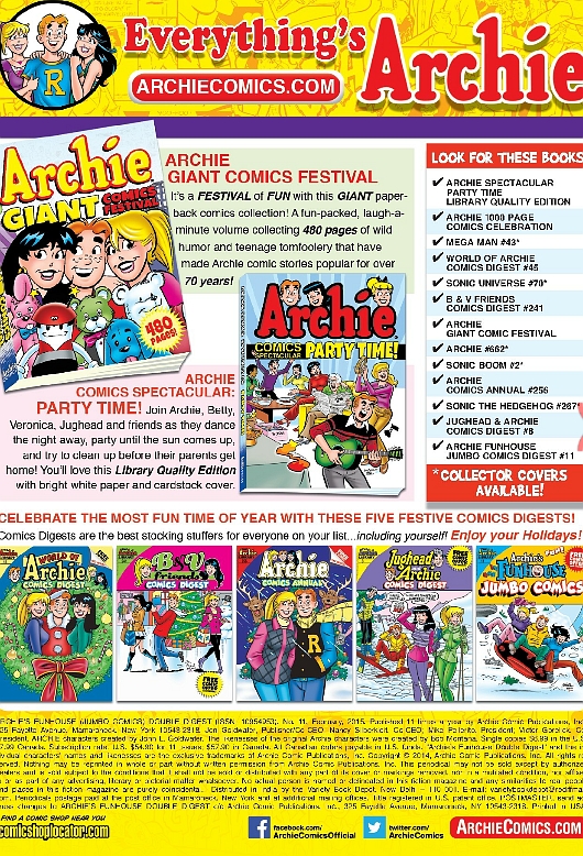 Read online Archie's Funhouse Double Digest comic -  Issue #11 - 284