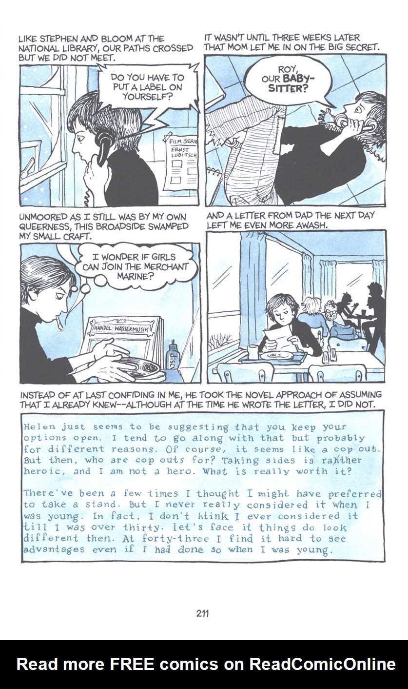 Read online Fun Home: A Family Tragicomic comic -  Issue # TPB - 217