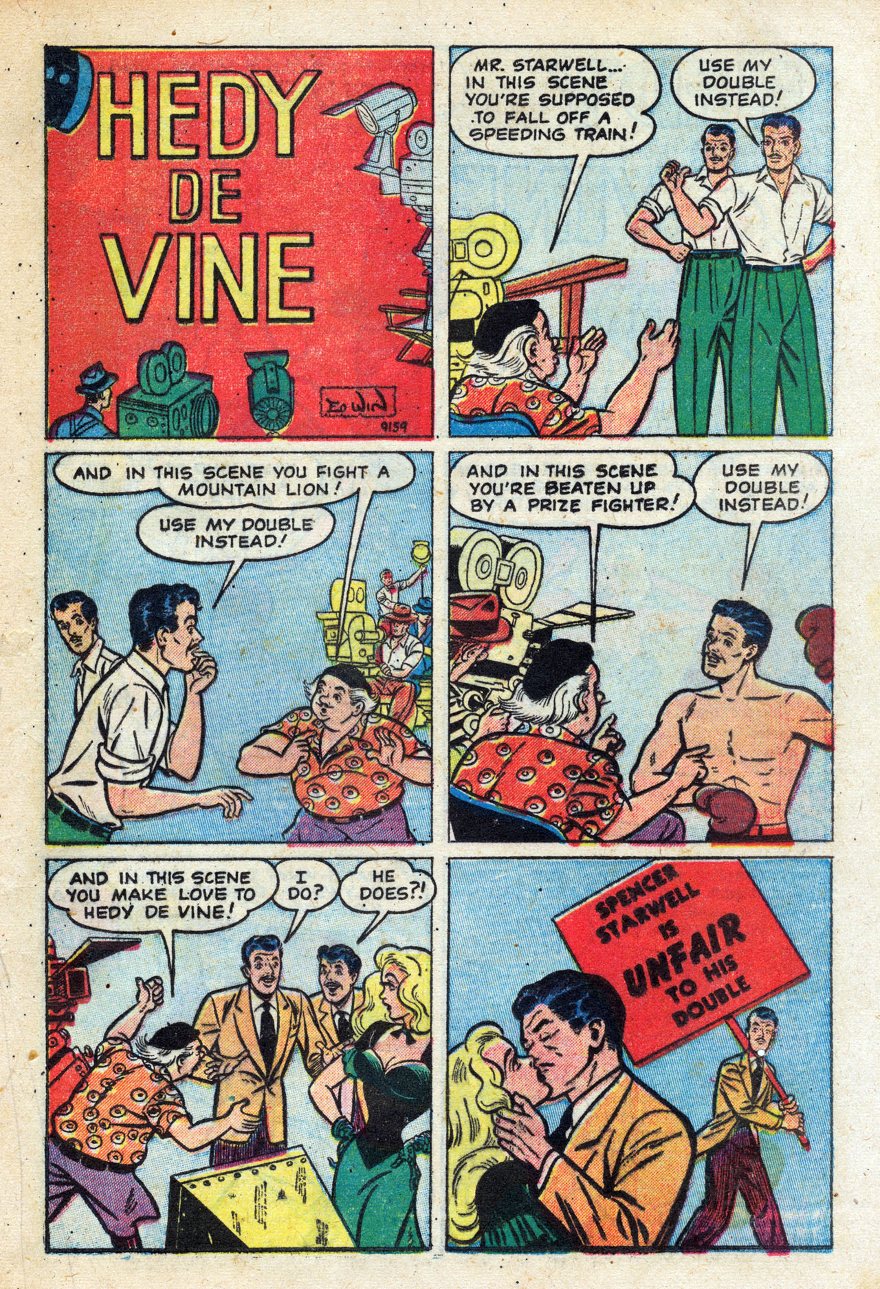 Read online Hedy Of Hollywood Comics comic -  Issue #46 - 15