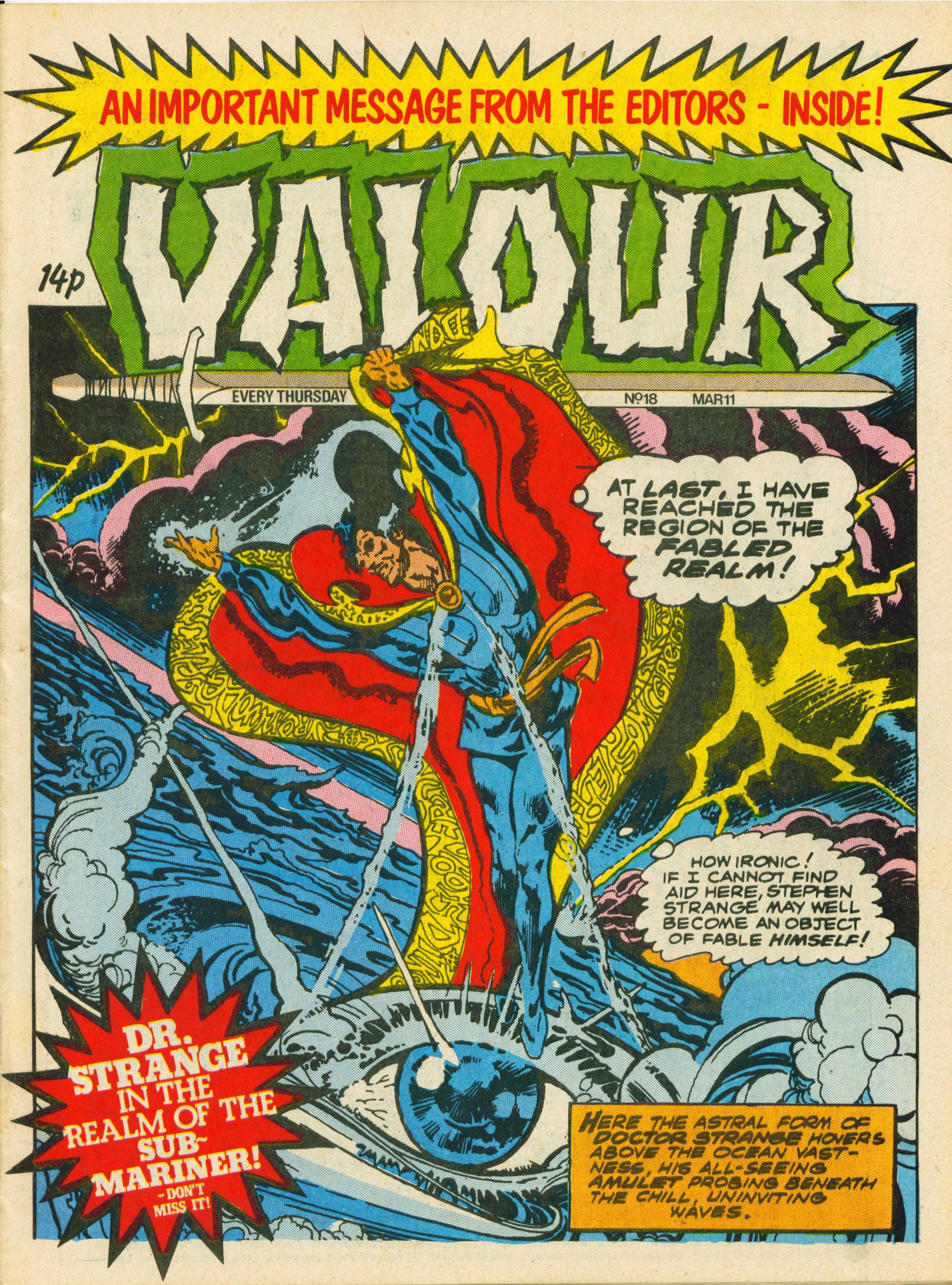 Read online Valour comic -  Issue #18 - 1