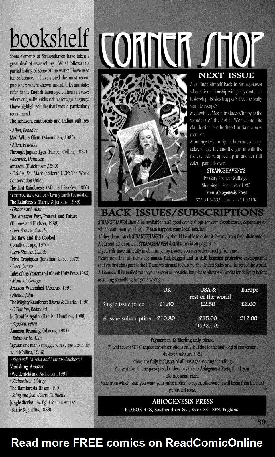 Read online Strangehaven comic -  Issue #1 - 39