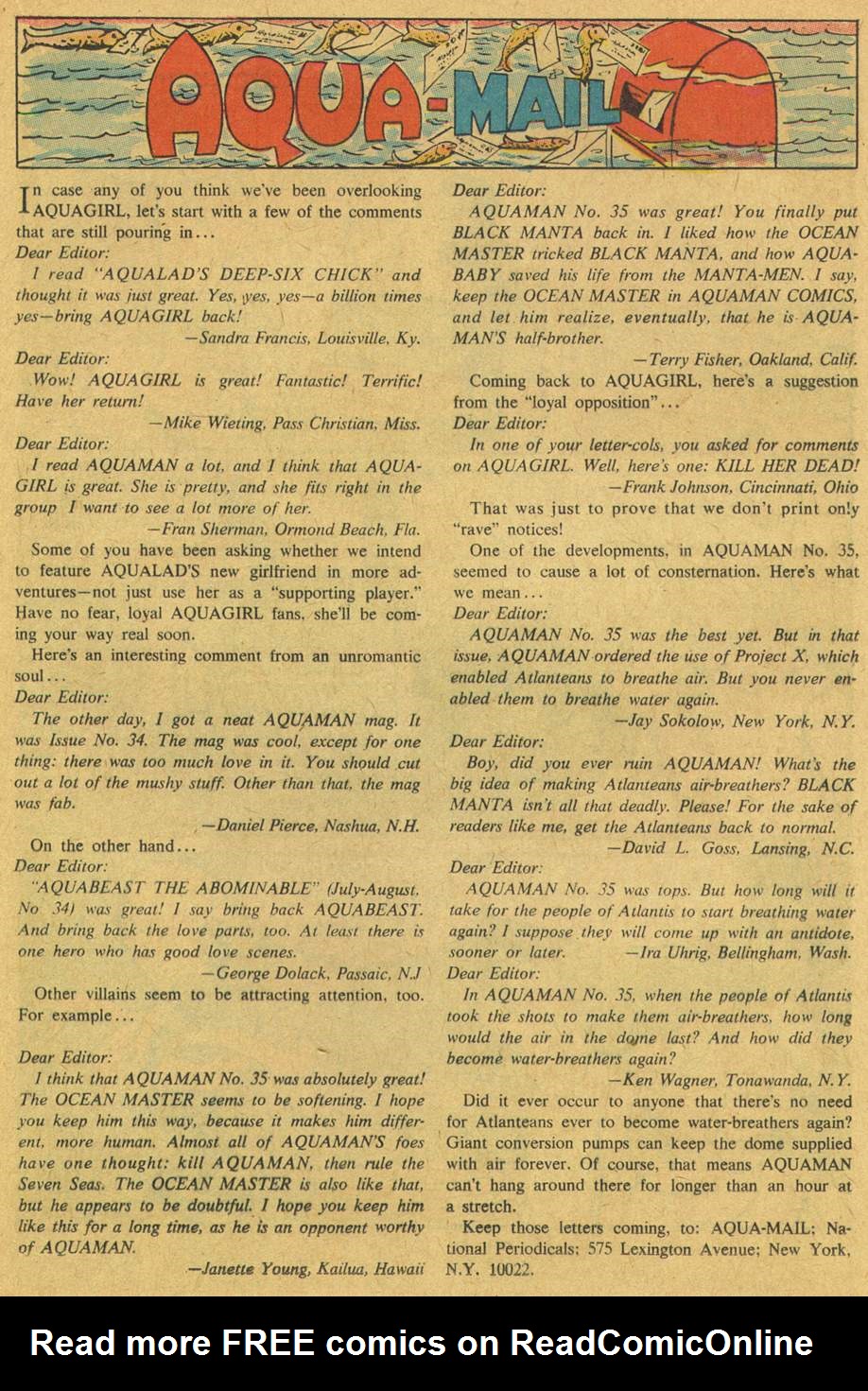 Read online Aquaman (1962) comic -  Issue #37 - 21