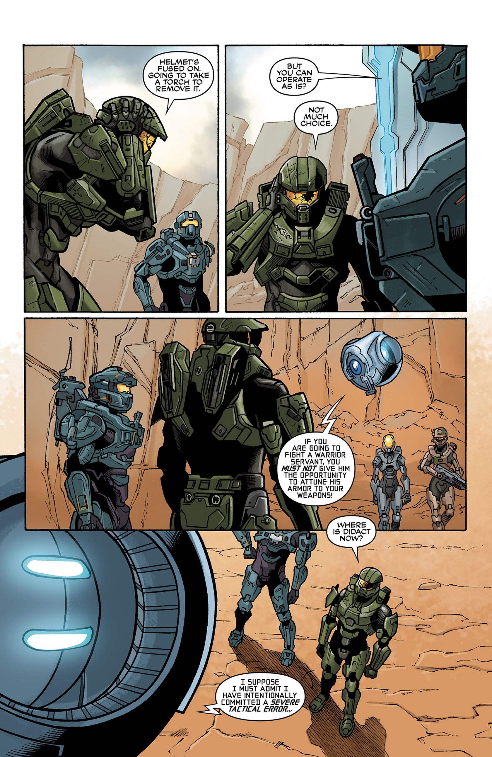 Read online Halo: Escalation comic -  Issue #10 - 12