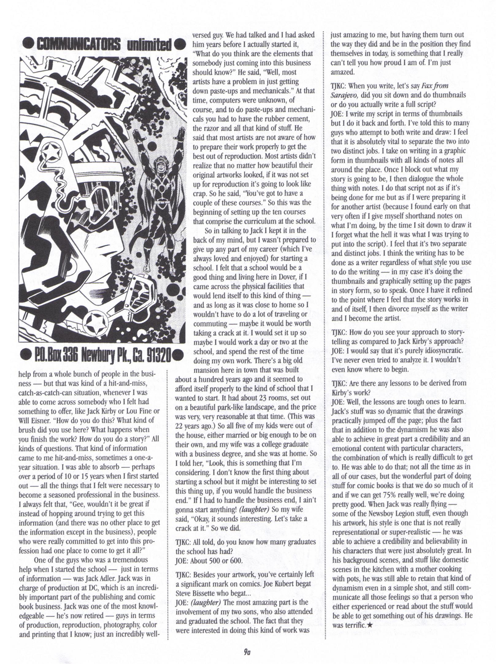 Read online The Jack Kirby Collector comic -  Issue #19 - 9