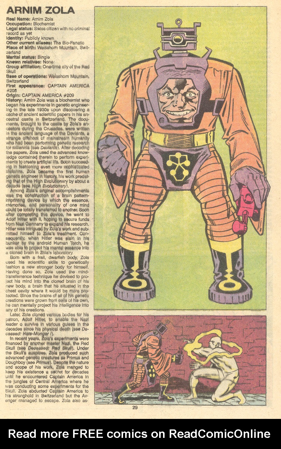 Read online The Official Handbook of the Marvel Universe Deluxe Edition comic -  Issue #1 - 31