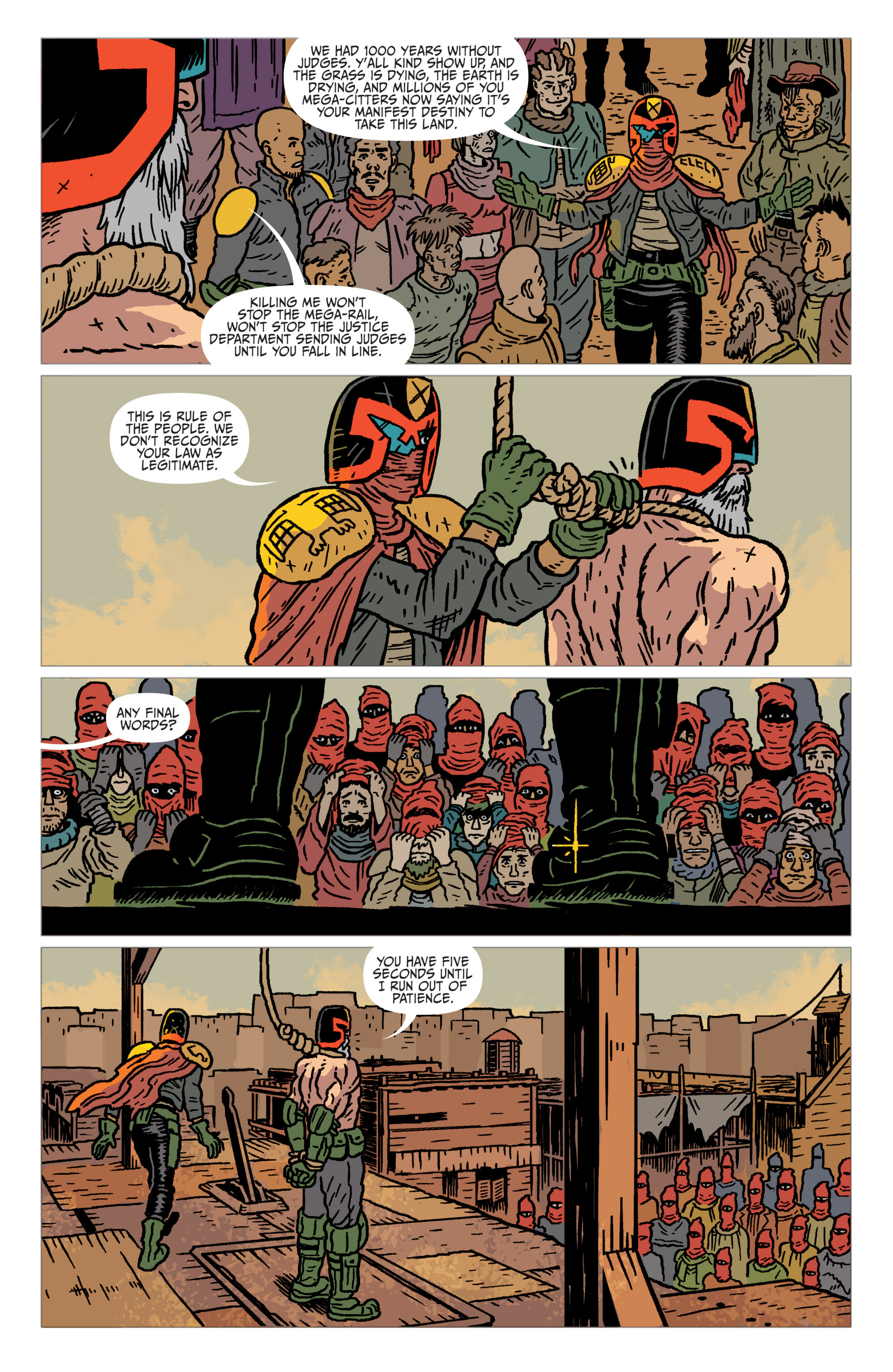 Read online Judge Dredd: The Blessed Earth comic -  Issue #1 - 17