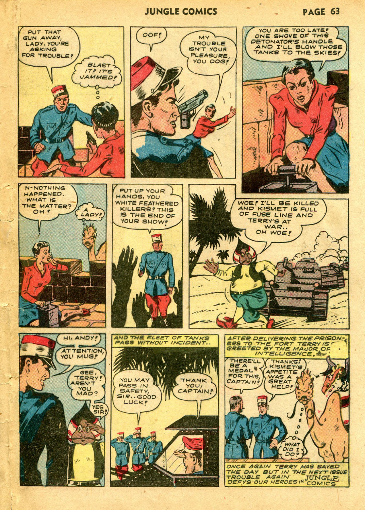 Read online Jungle Comics comic -  Issue #39 - 65