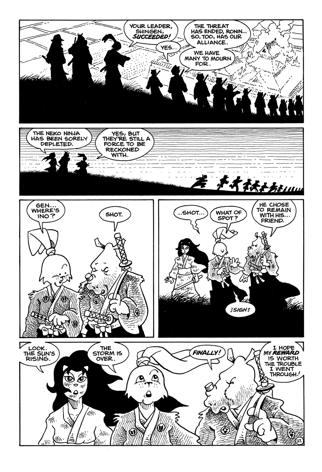 Read online Usagi Yojimbo (1987) comic -  Issue #17 - 28