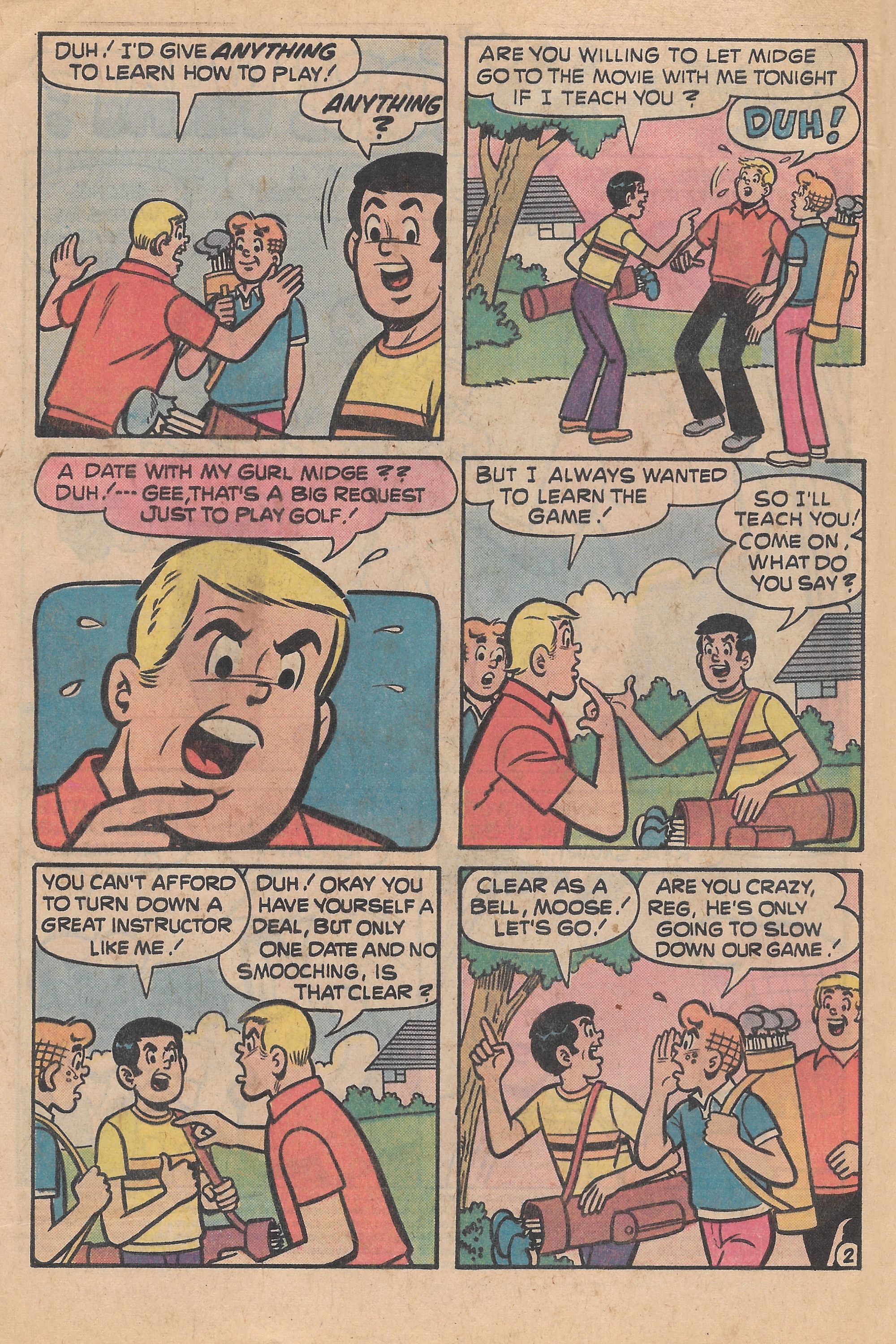 Read online Reggie and Me (1966) comic -  Issue #99 - 4