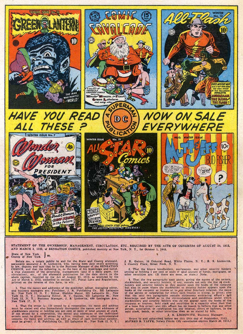 Read online Sensation (Mystery) Comics comic -  Issue #27 - 16