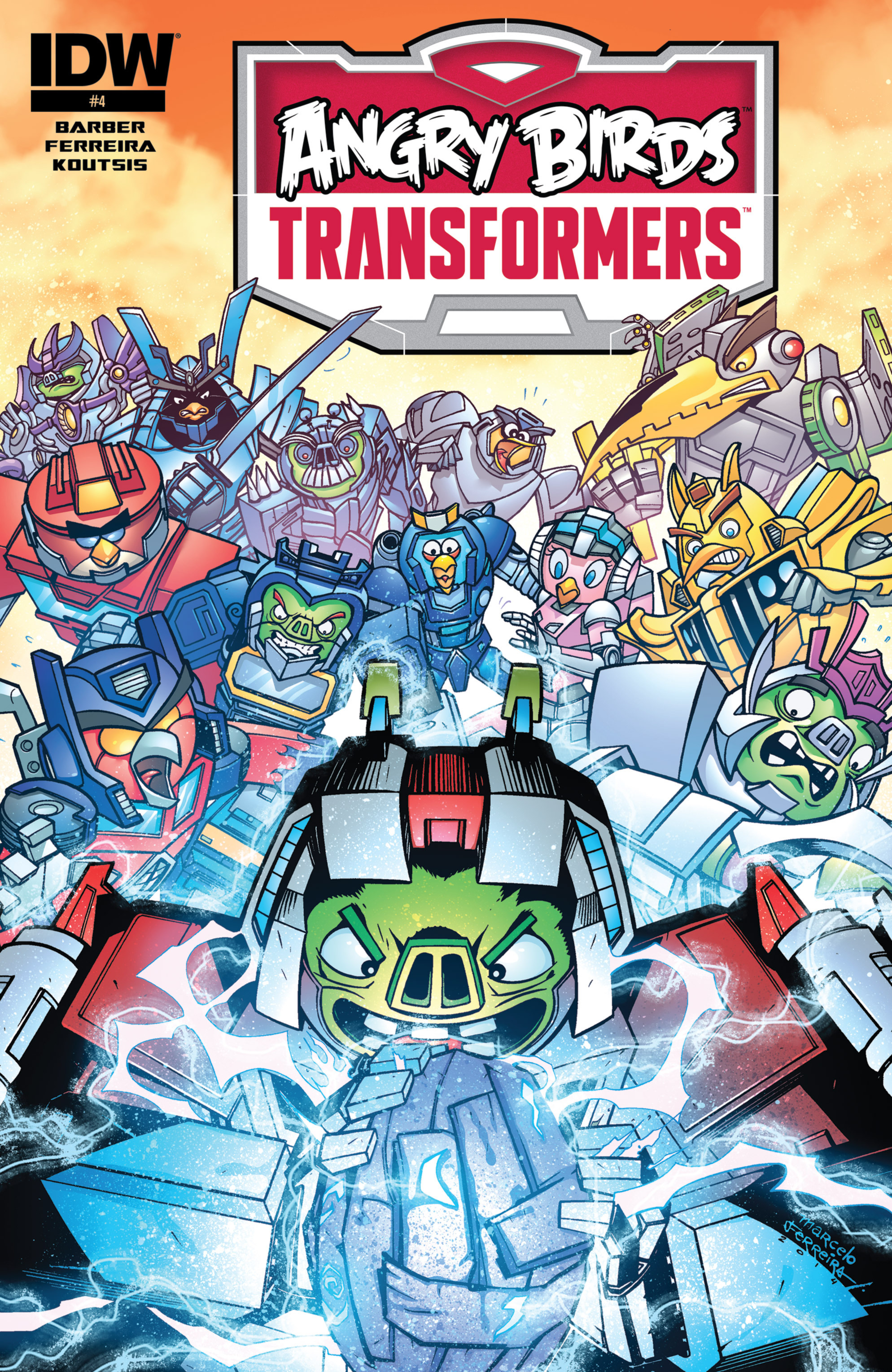 Read online Angry Birds Transformers comic -  Issue #4 - 1