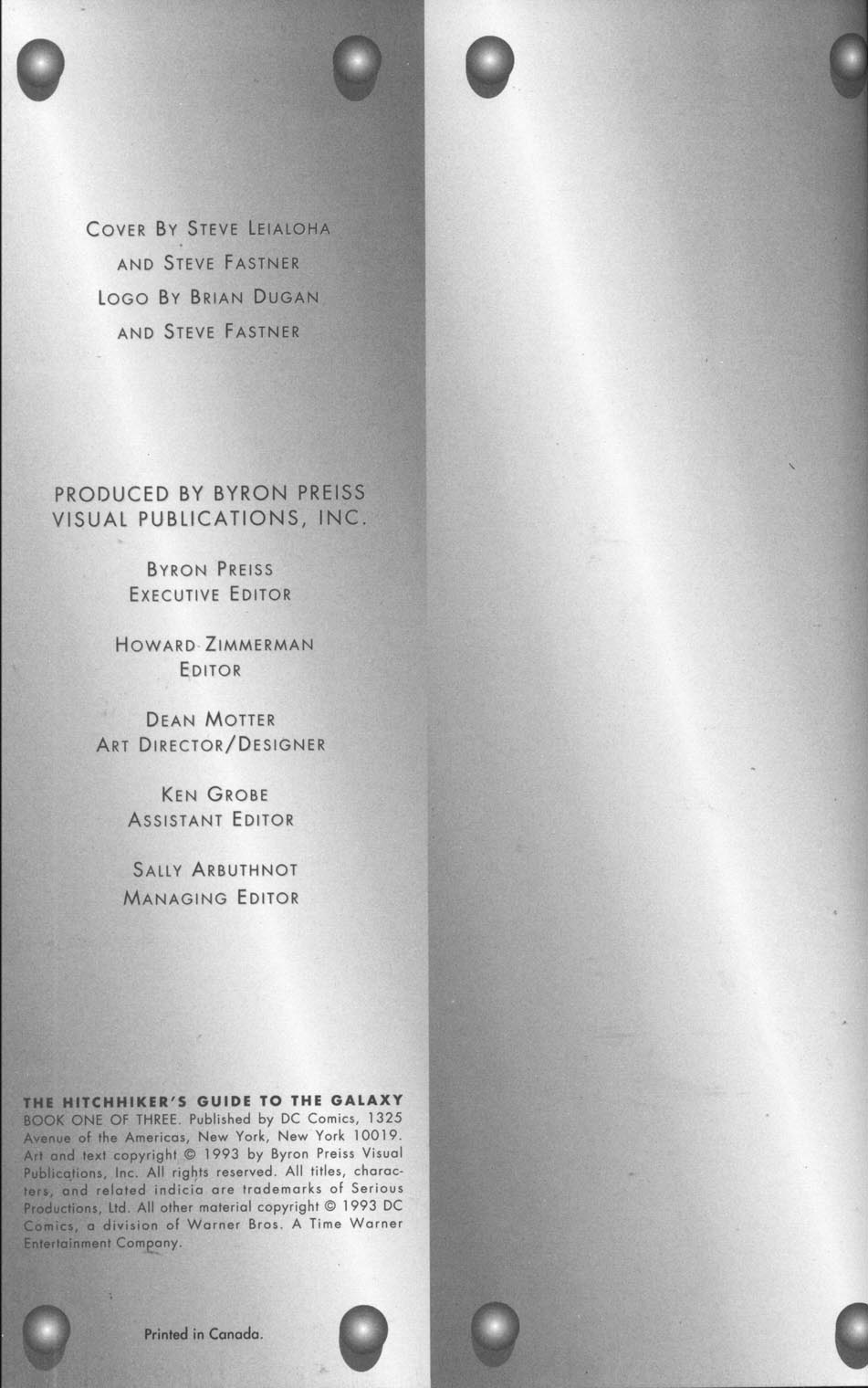 Read online Hitchhiker's Guide to the Galaxy comic -  Issue #1 - 2