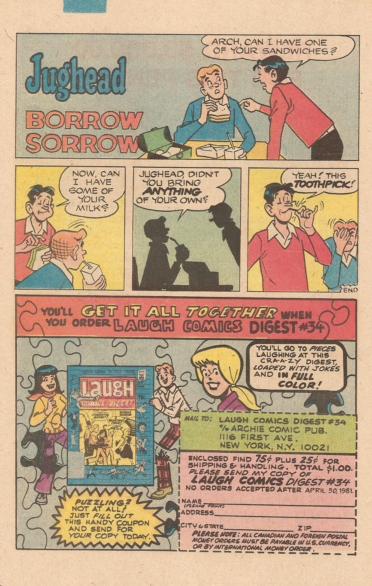 Read online Jughead (1965) comic -  Issue #311 - 26