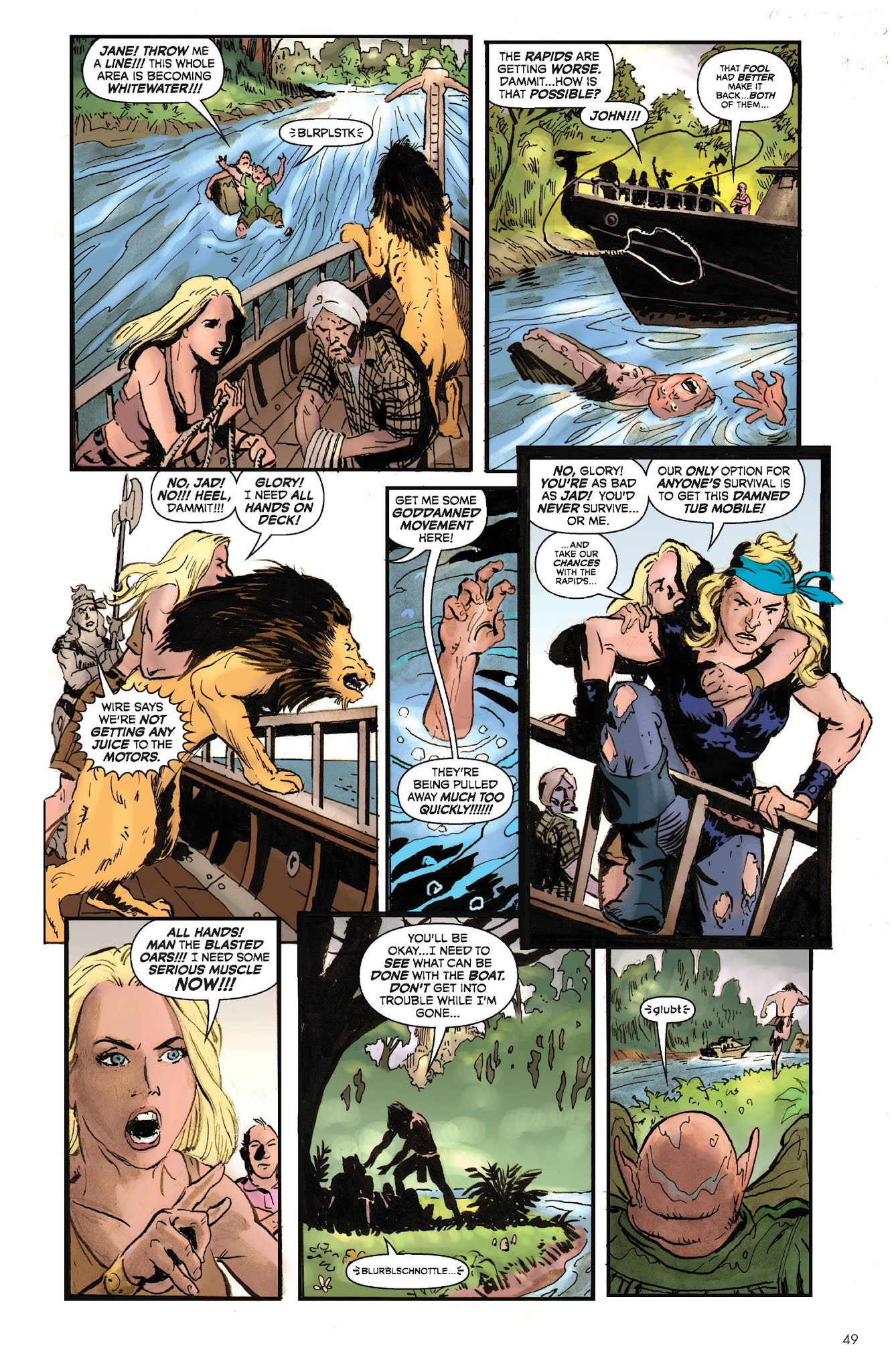 Read online The Once and Future Tarzan comic -  Issue # TPB - 50