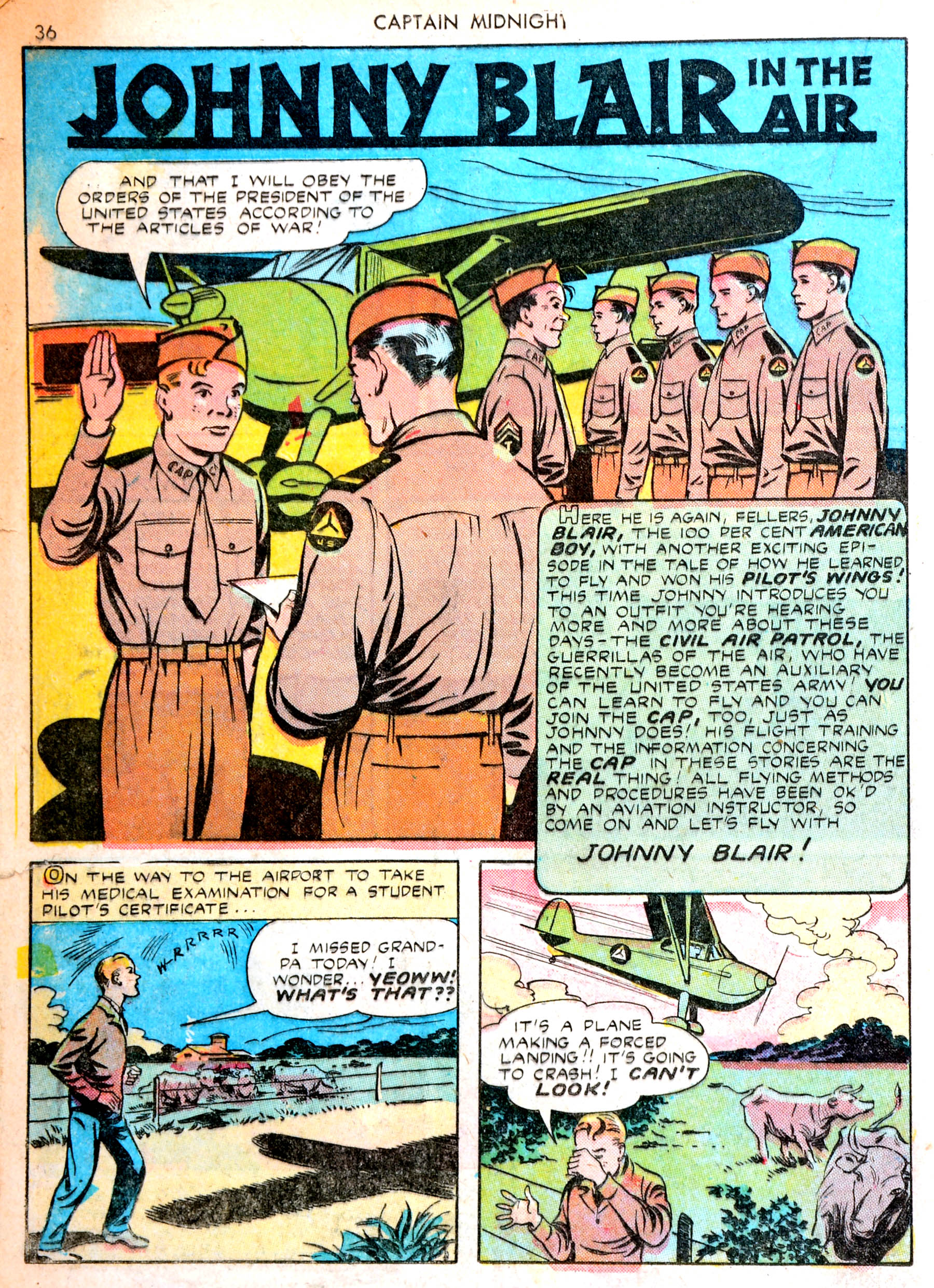 Read online Captain Midnight (1942) comic -  Issue #13 - 35