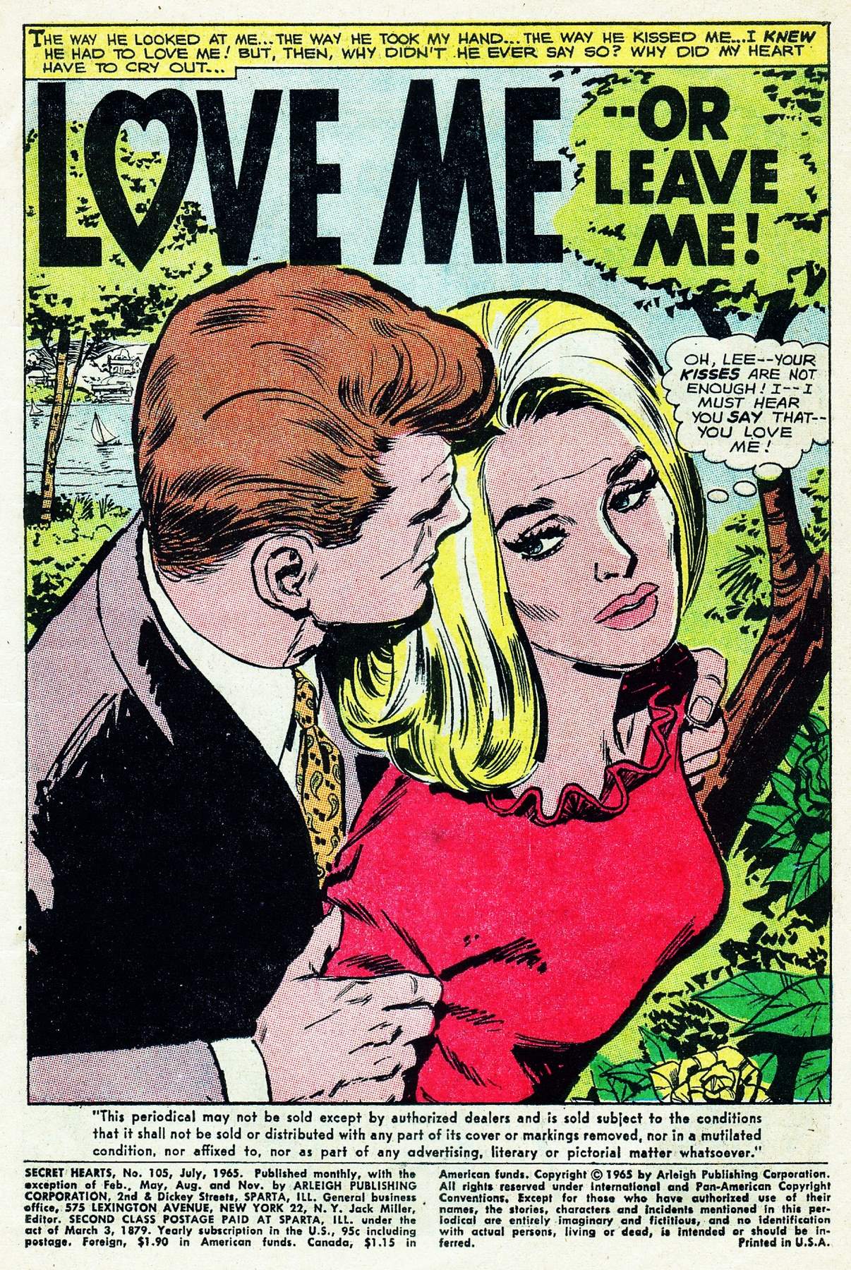 Read online Secret Hearts comic -  Issue #105 - 3