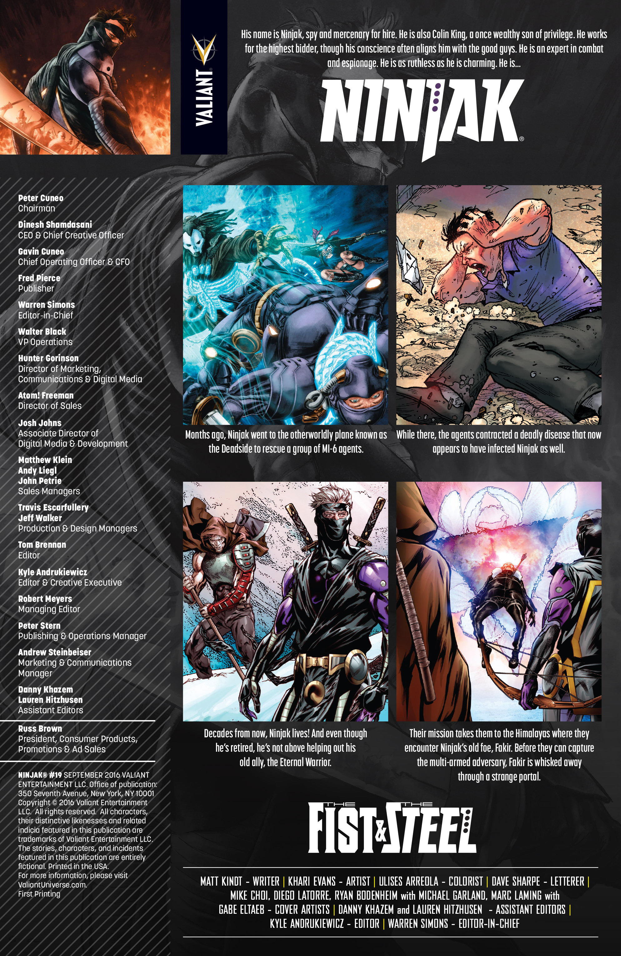 Read online Ninjak (2015) comic -  Issue #19 - 2