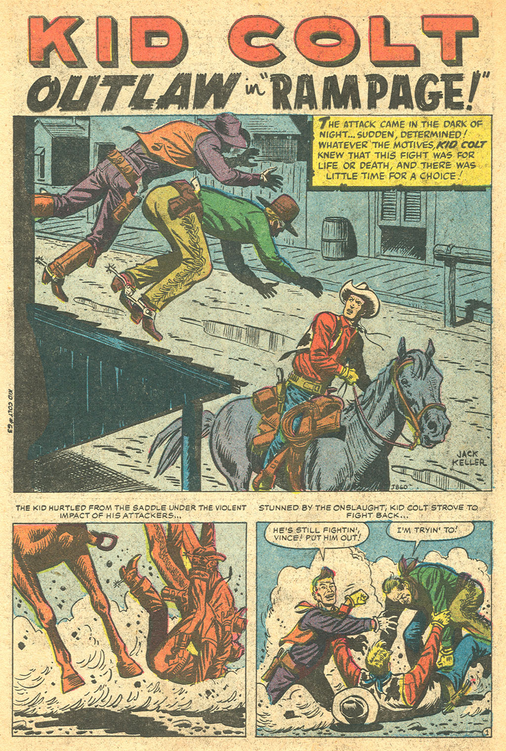 Read online Kid Colt Outlaw comic -  Issue #63 - 3