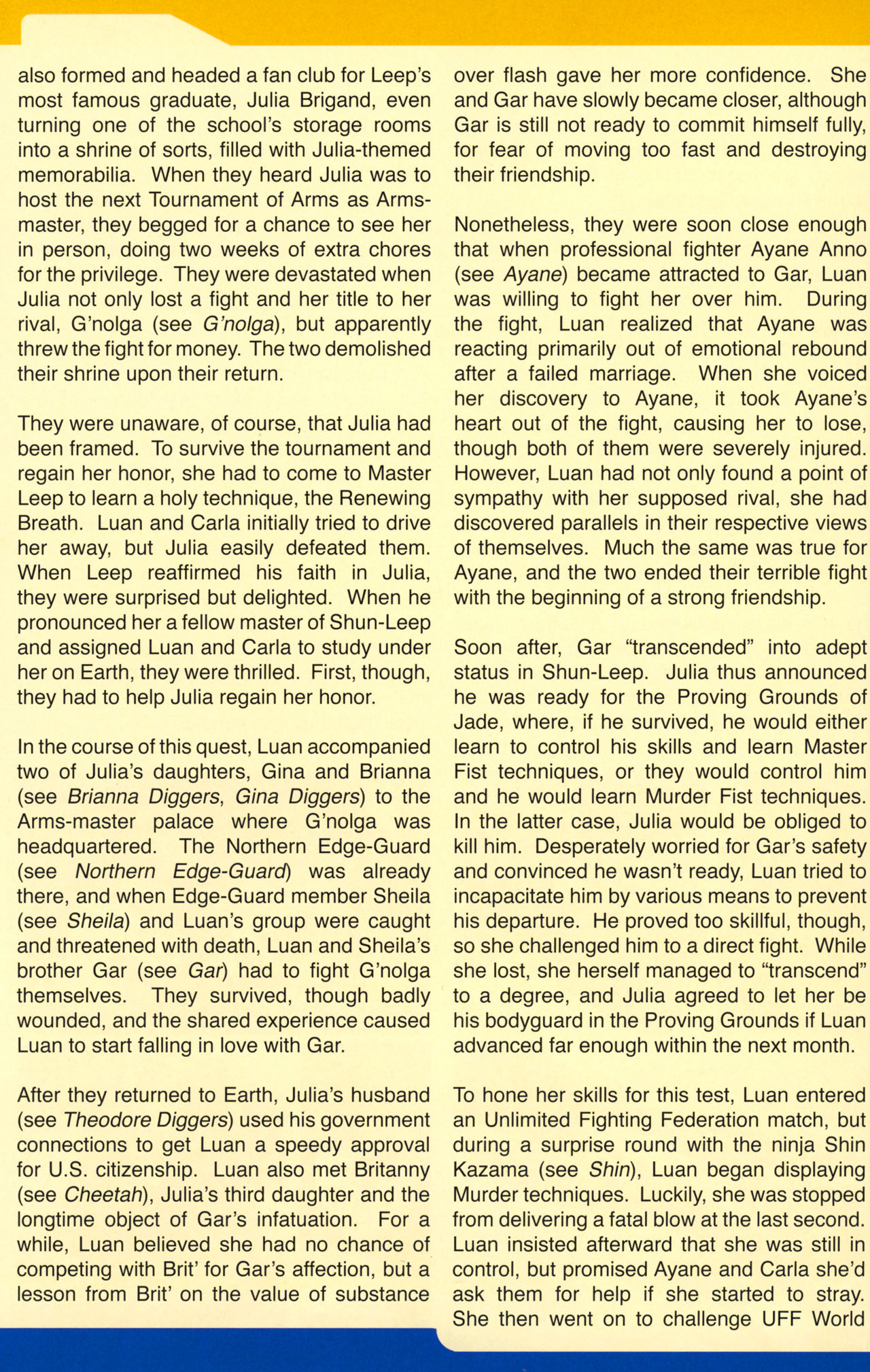 Read online Gold Digger Sourcebook: The Official Handbook of the GD Universe comic -  Issue #8 - 21