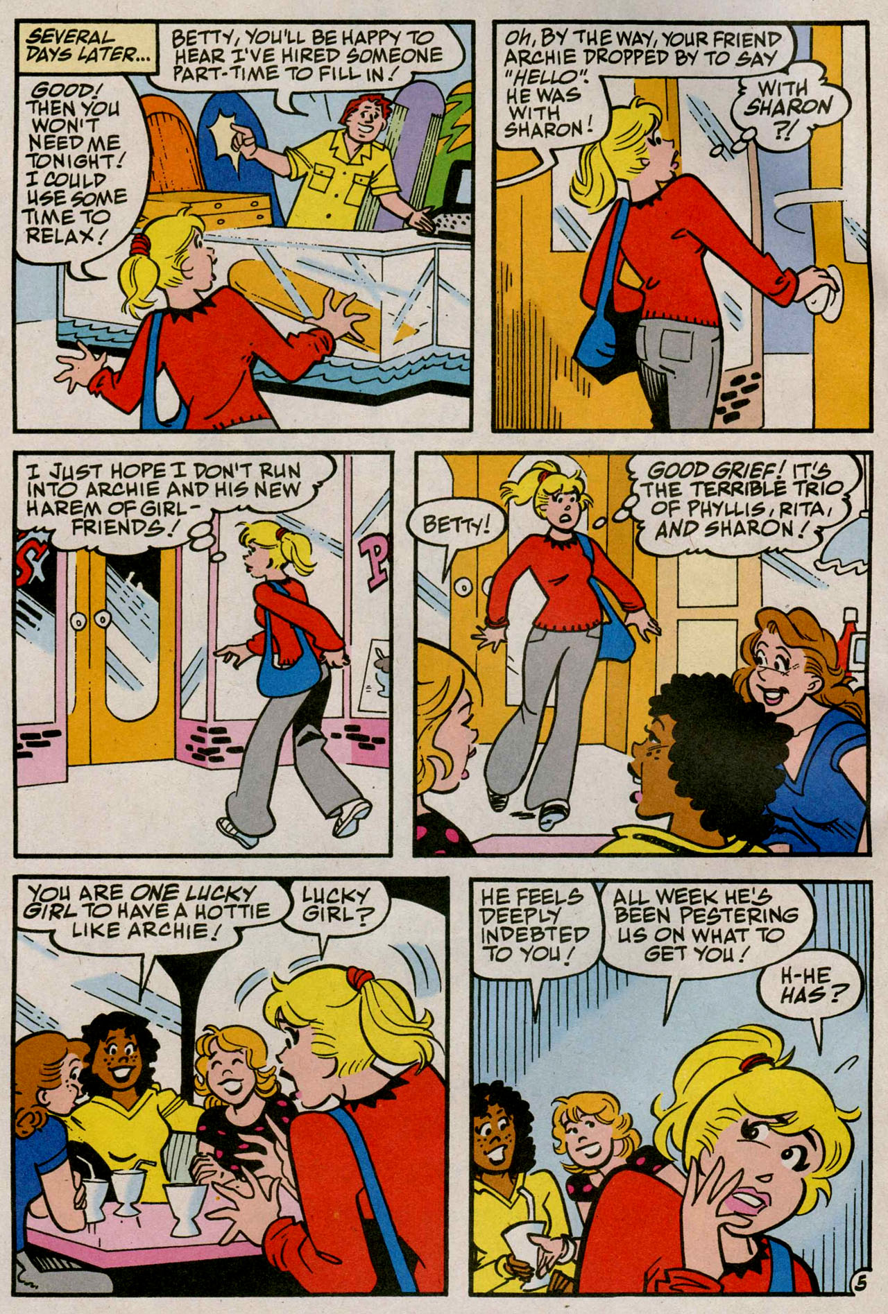 Read online Betty comic -  Issue #175 - 6