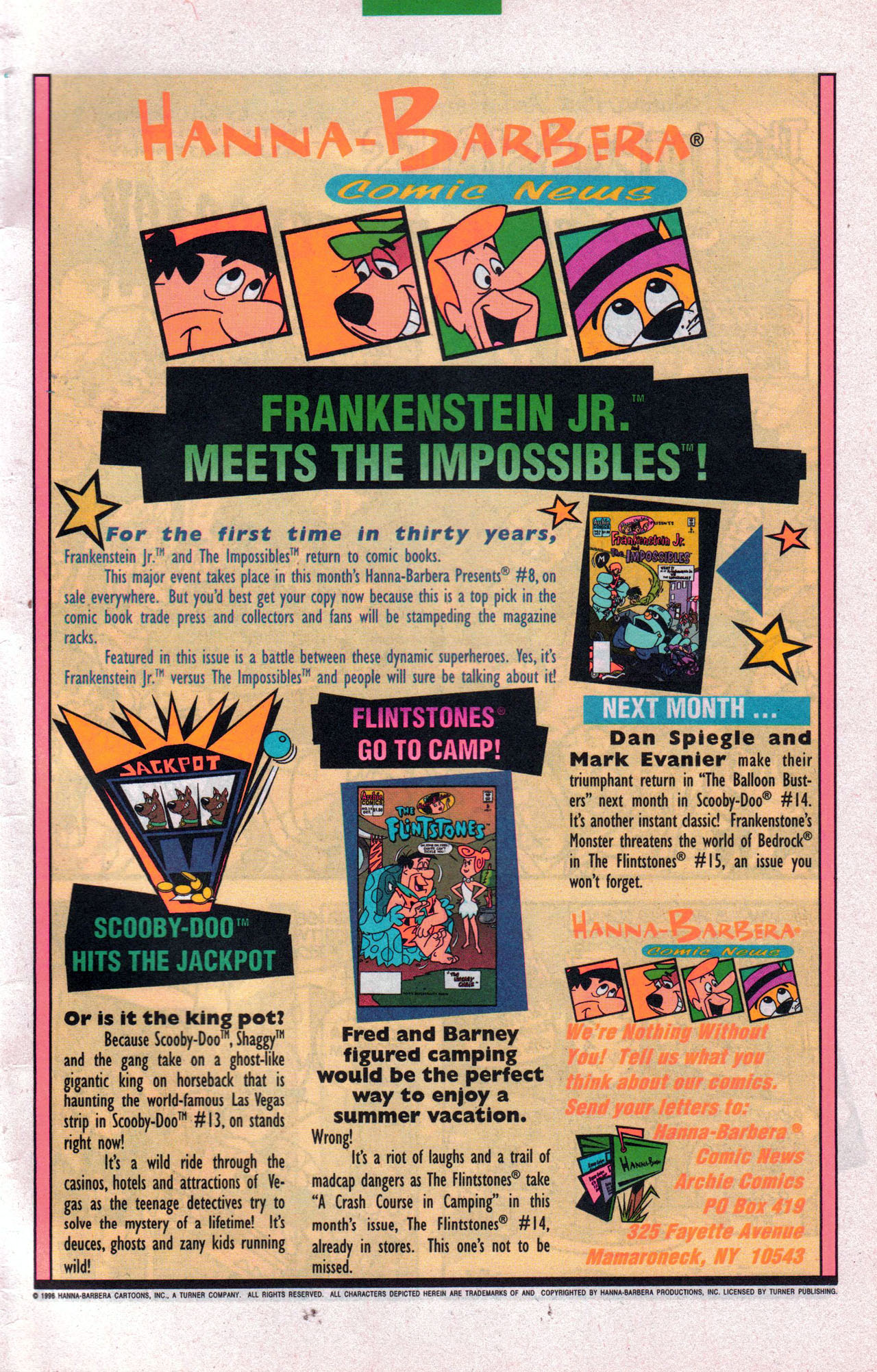 Read online Hanna-Barbera Presents comic -  Issue #8 - 11