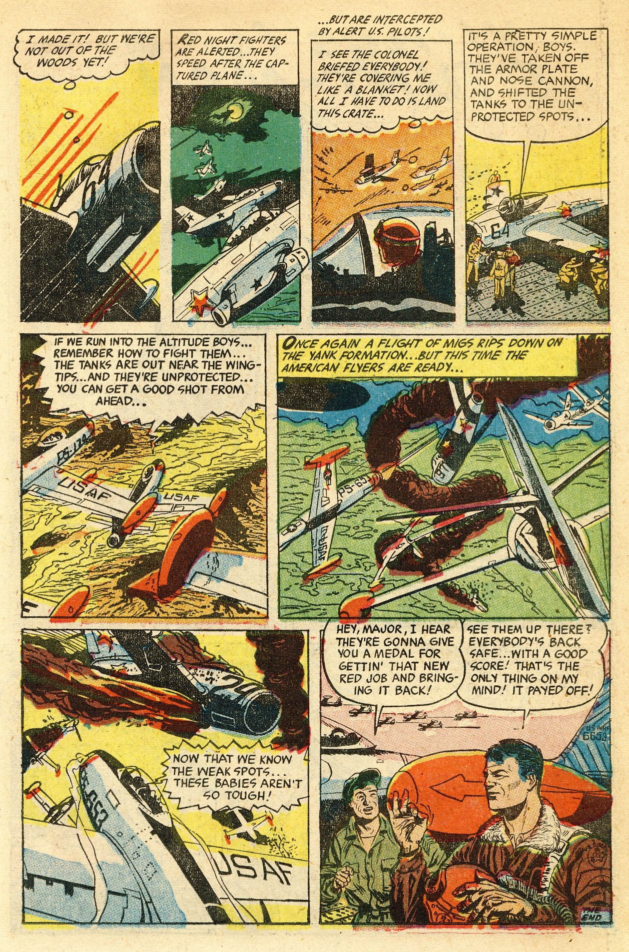 Read online War Birds (1952) comic -  Issue #2 - 11